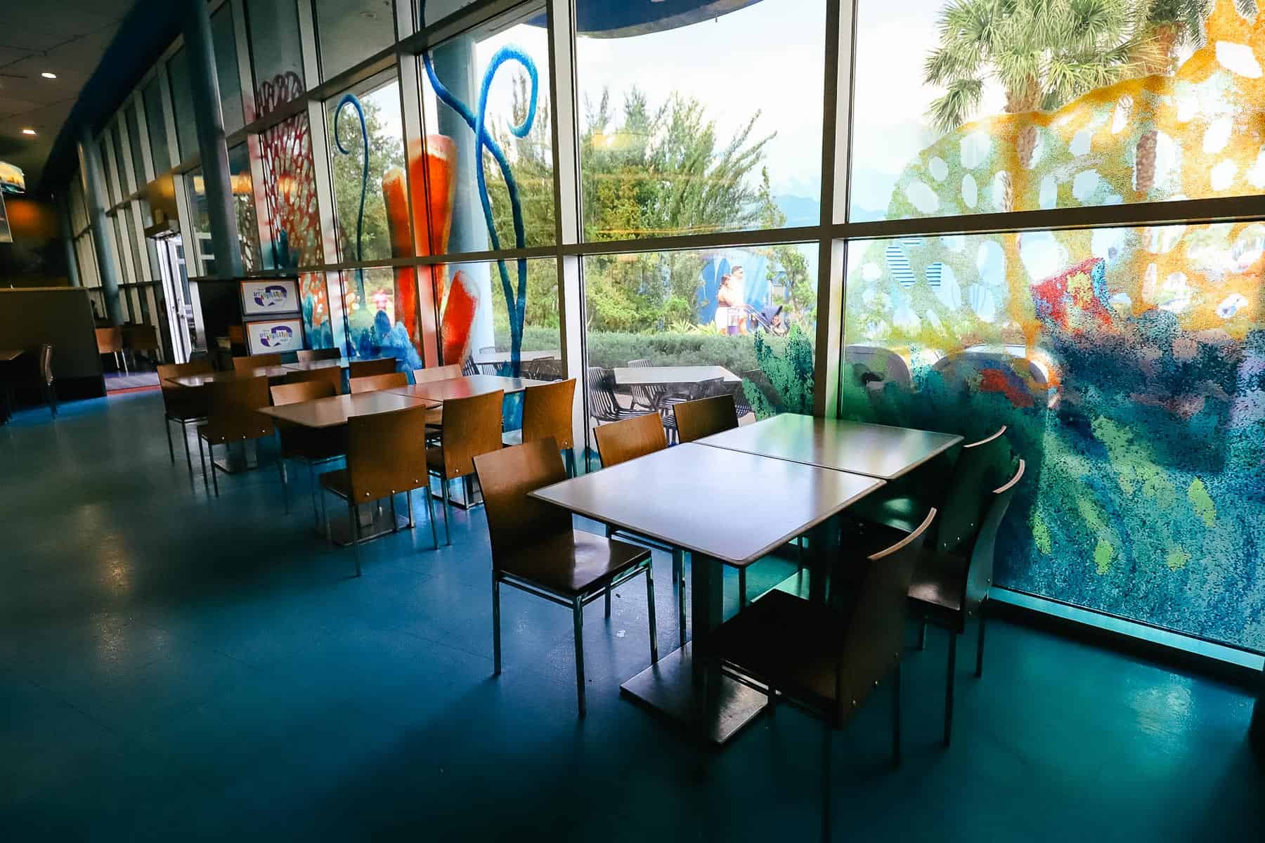 dining area inside Landscape of Flavors 