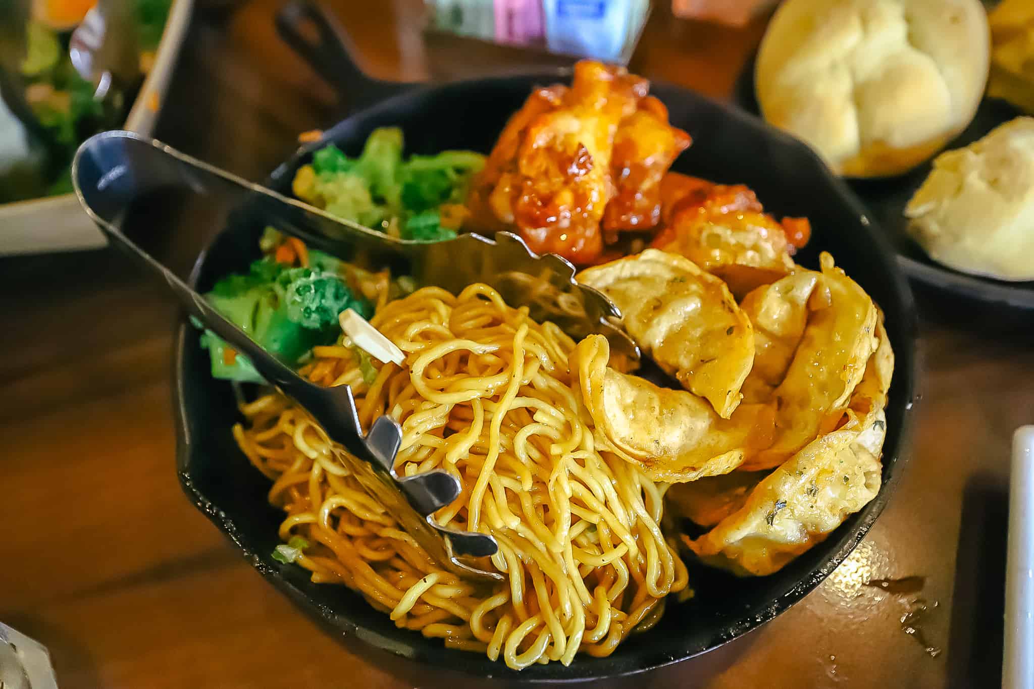 a noodle skillet from 'Ohana 