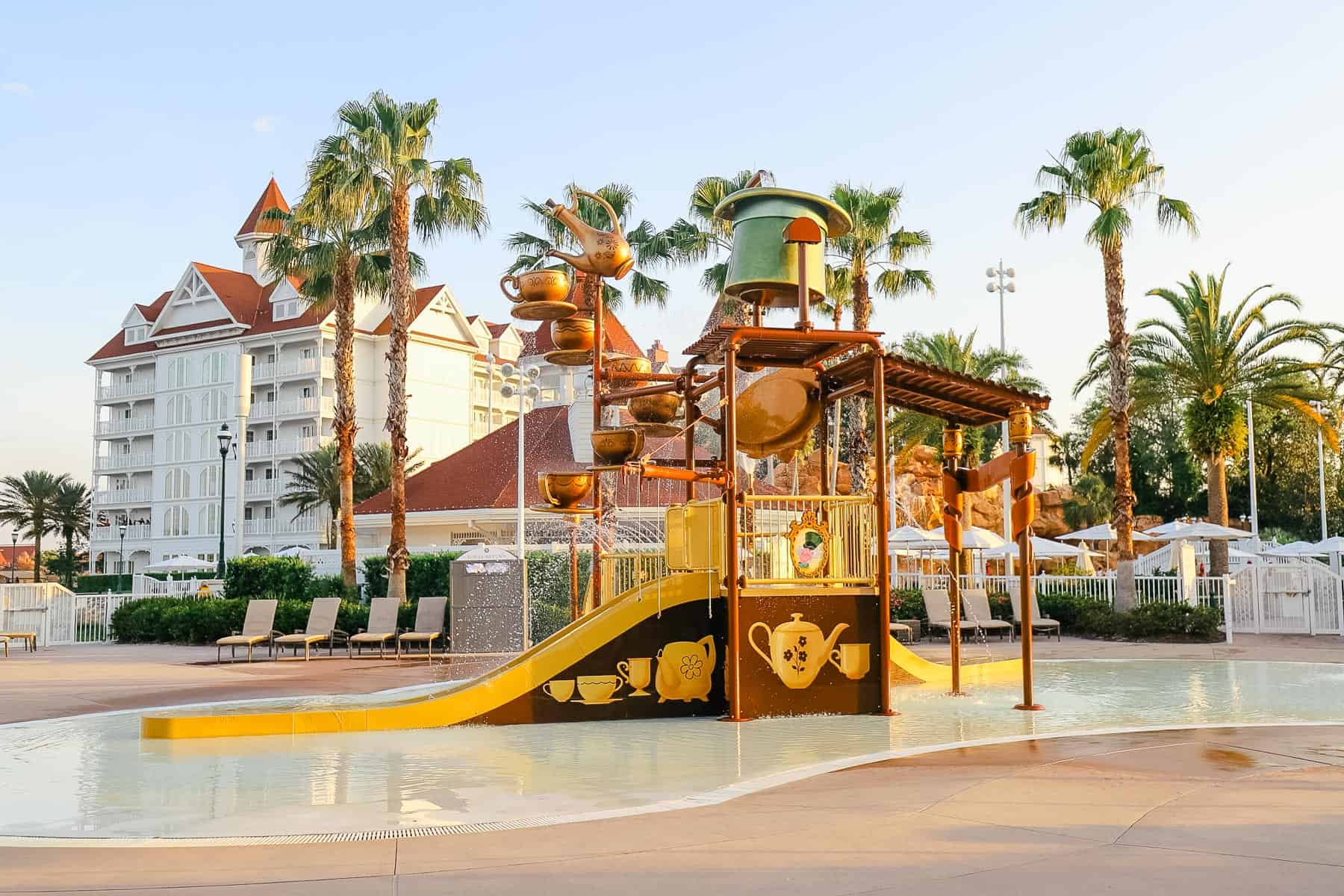 disney resort review hotel area splash pad at Disney's Grand Floridian