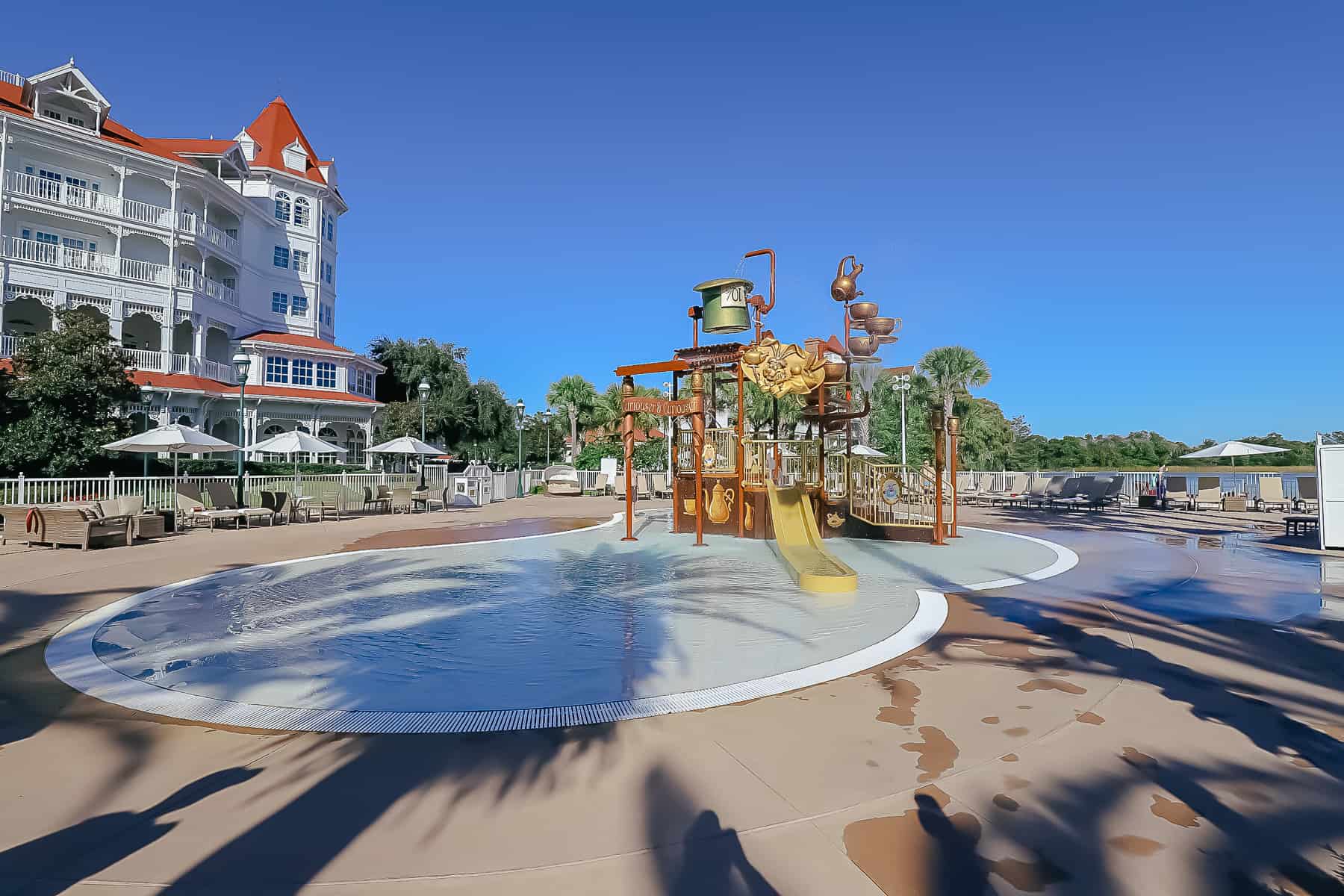 water slide at Disney's Grand Floridian 