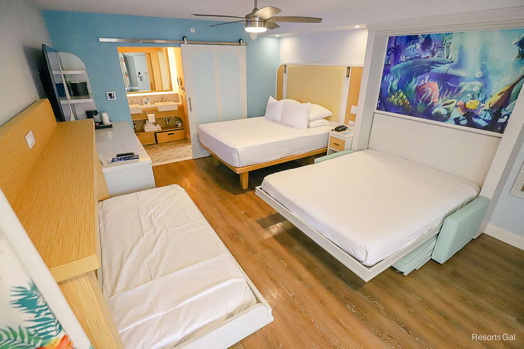 a room at Caribbean Beach with a fifth sleeper