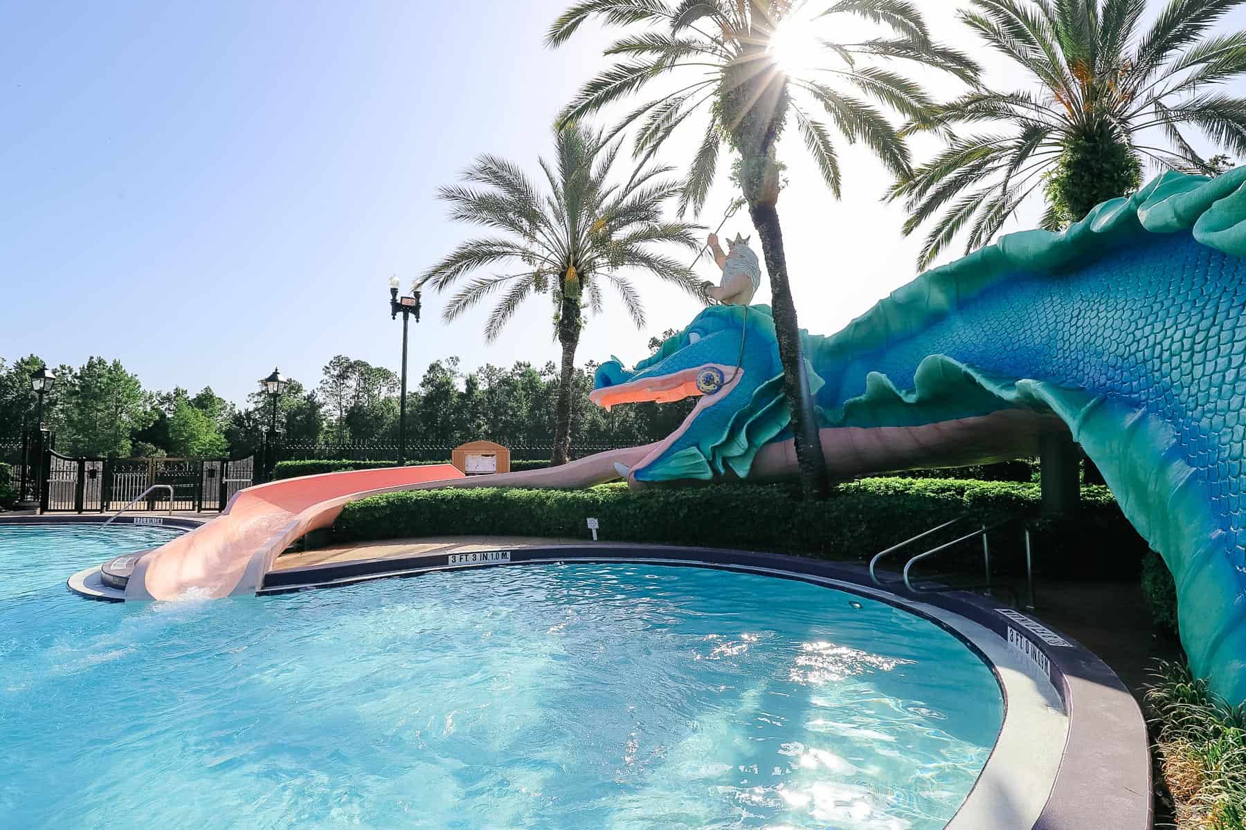 Disney's Port Orleans French Quarter waterslide, Scales the Sea Serpent 