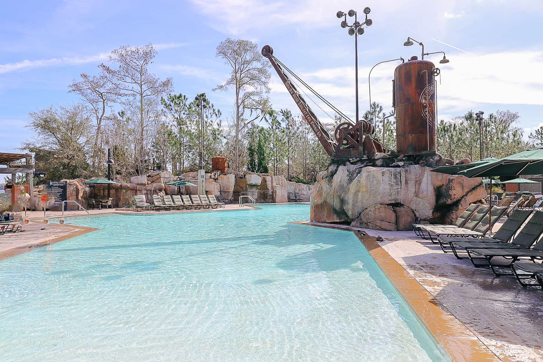 the alternative pool at Disney's Wilderness Lodge 