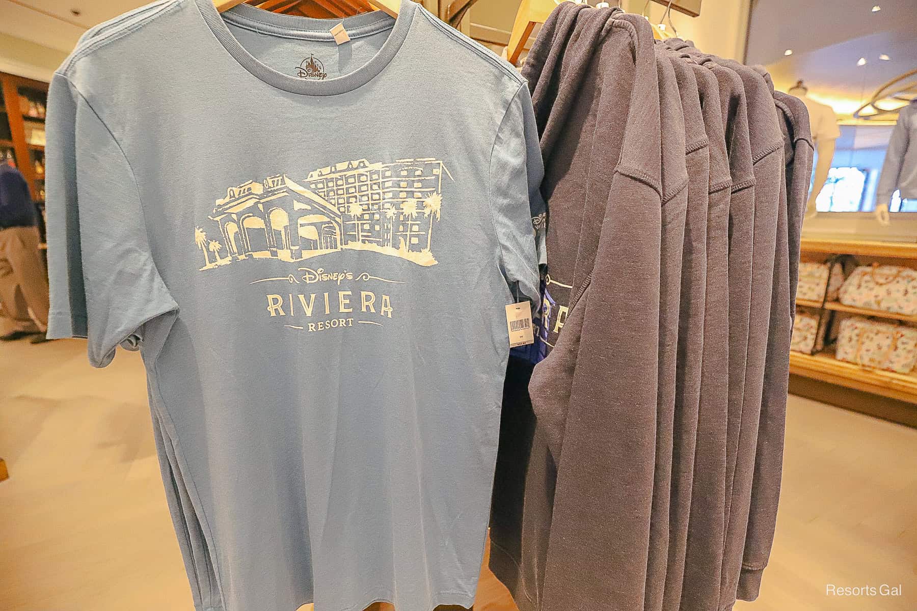 light blue Disney's Riviera Resort T-shirt 