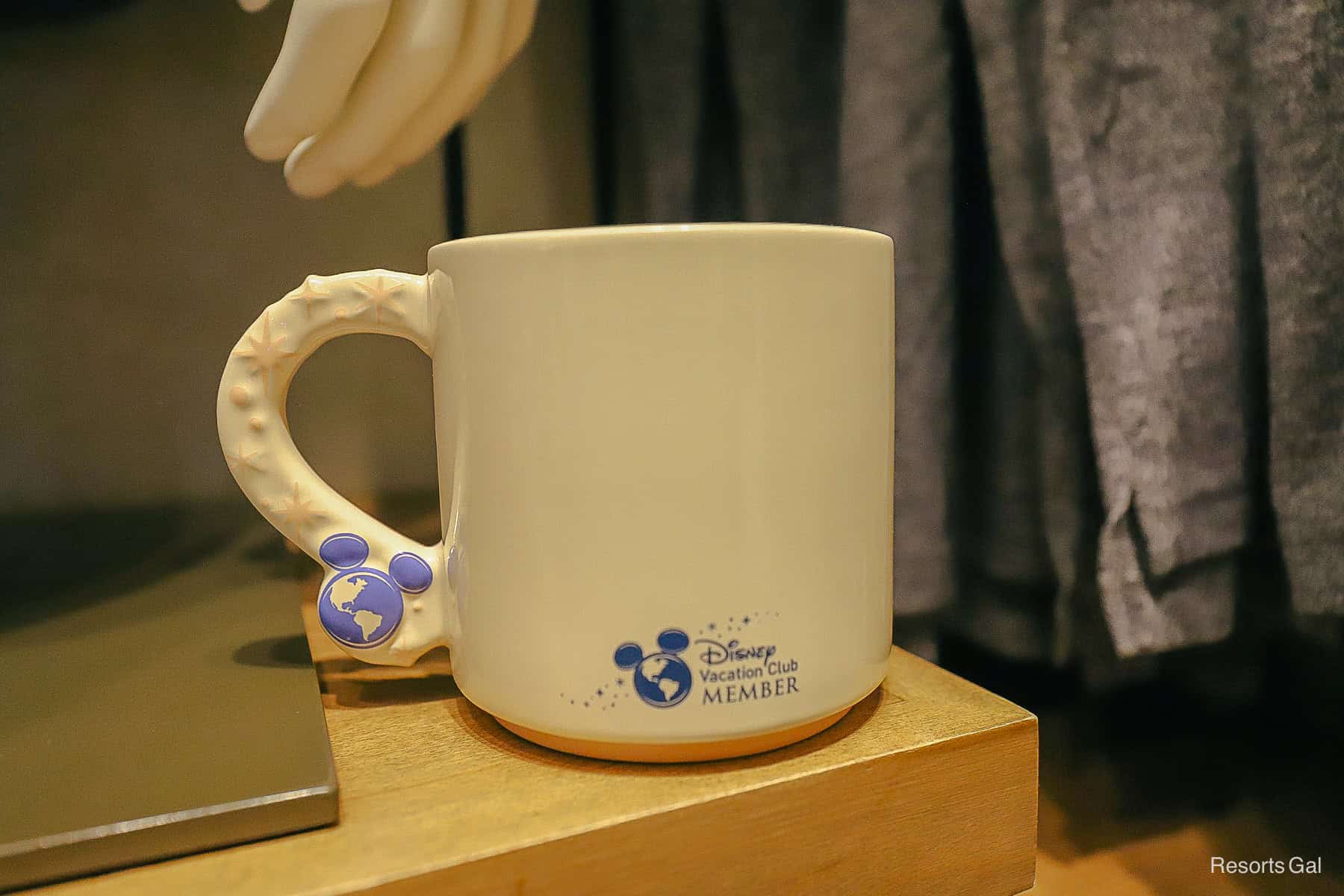 the backside of the Riviera Resort mug 