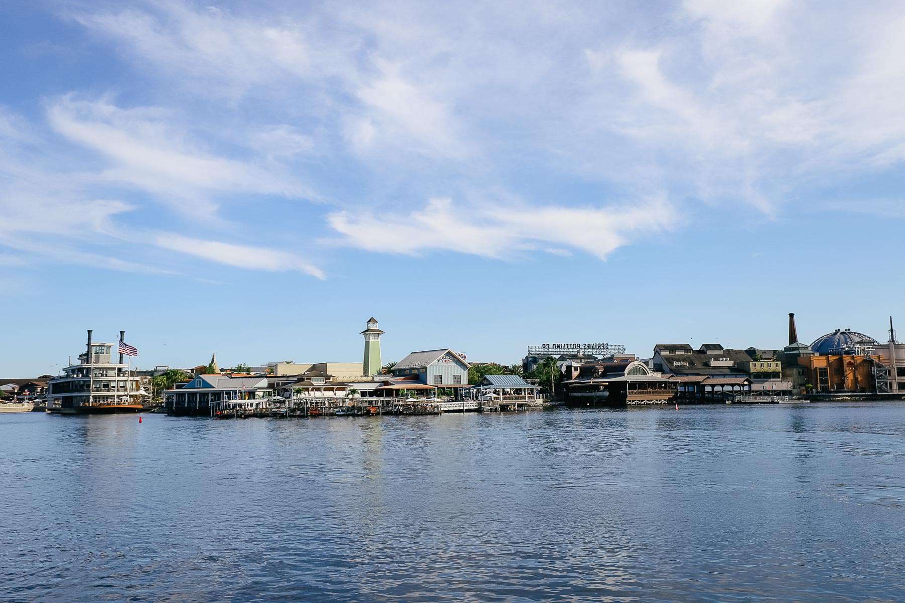 View of Disney Springs from Disney's Saratoga Springs 