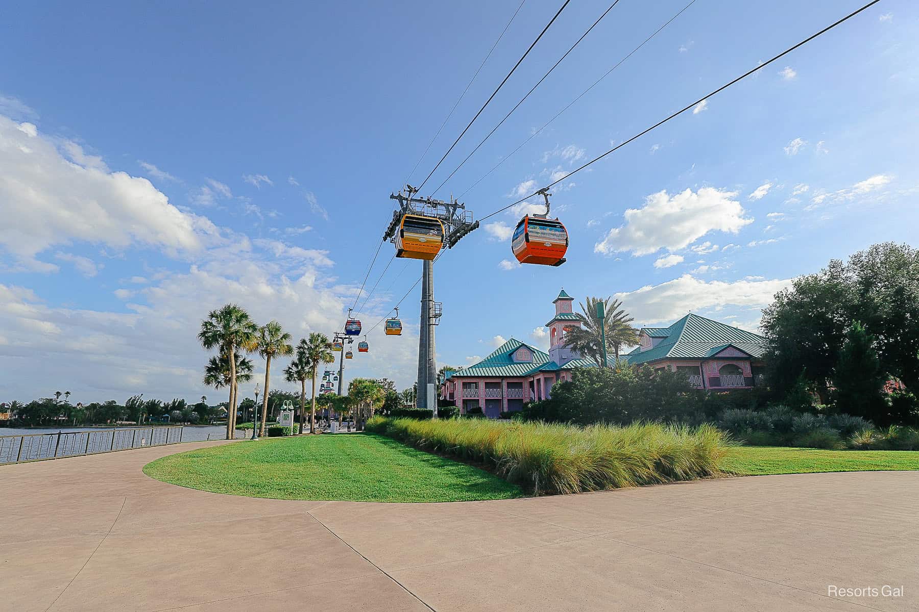 The Disney Skyliner Map
