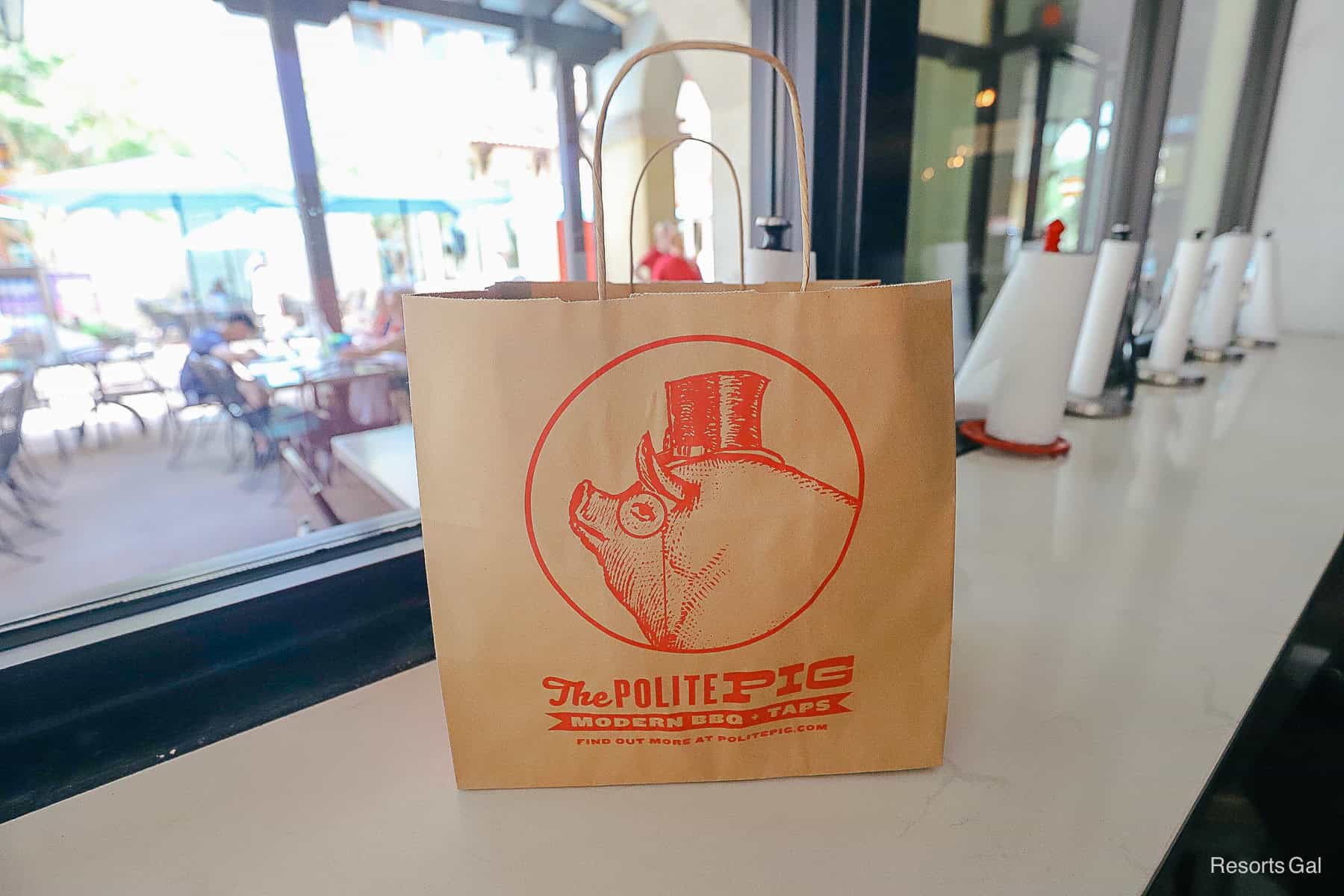 a to-go back from The Polite Pig