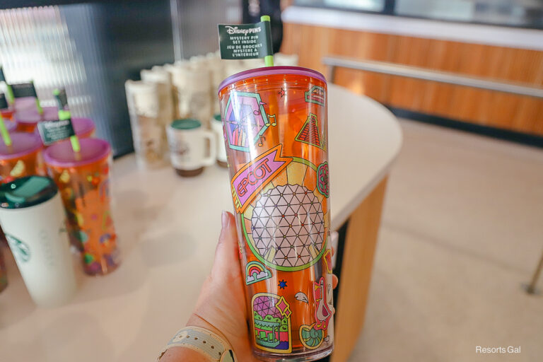 2026 Disney World Starbucks Tumblers with Mystery Pin Set (All 4 Parks)