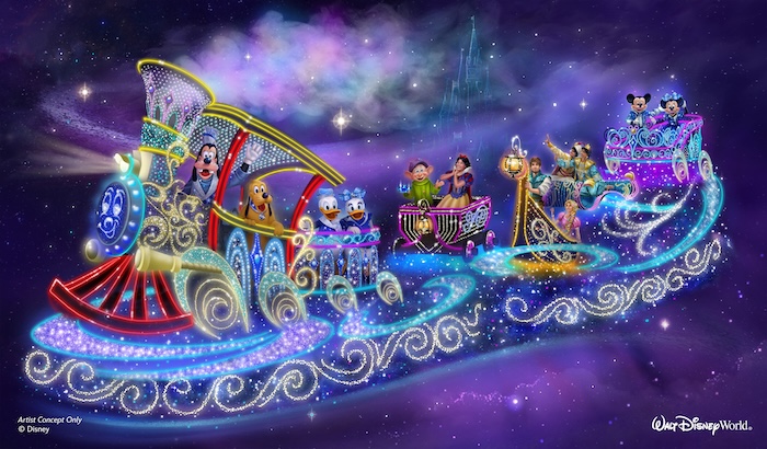 Character List for ‘Disney Starlight: Dream the Night Away’ (Nighttime Parade)