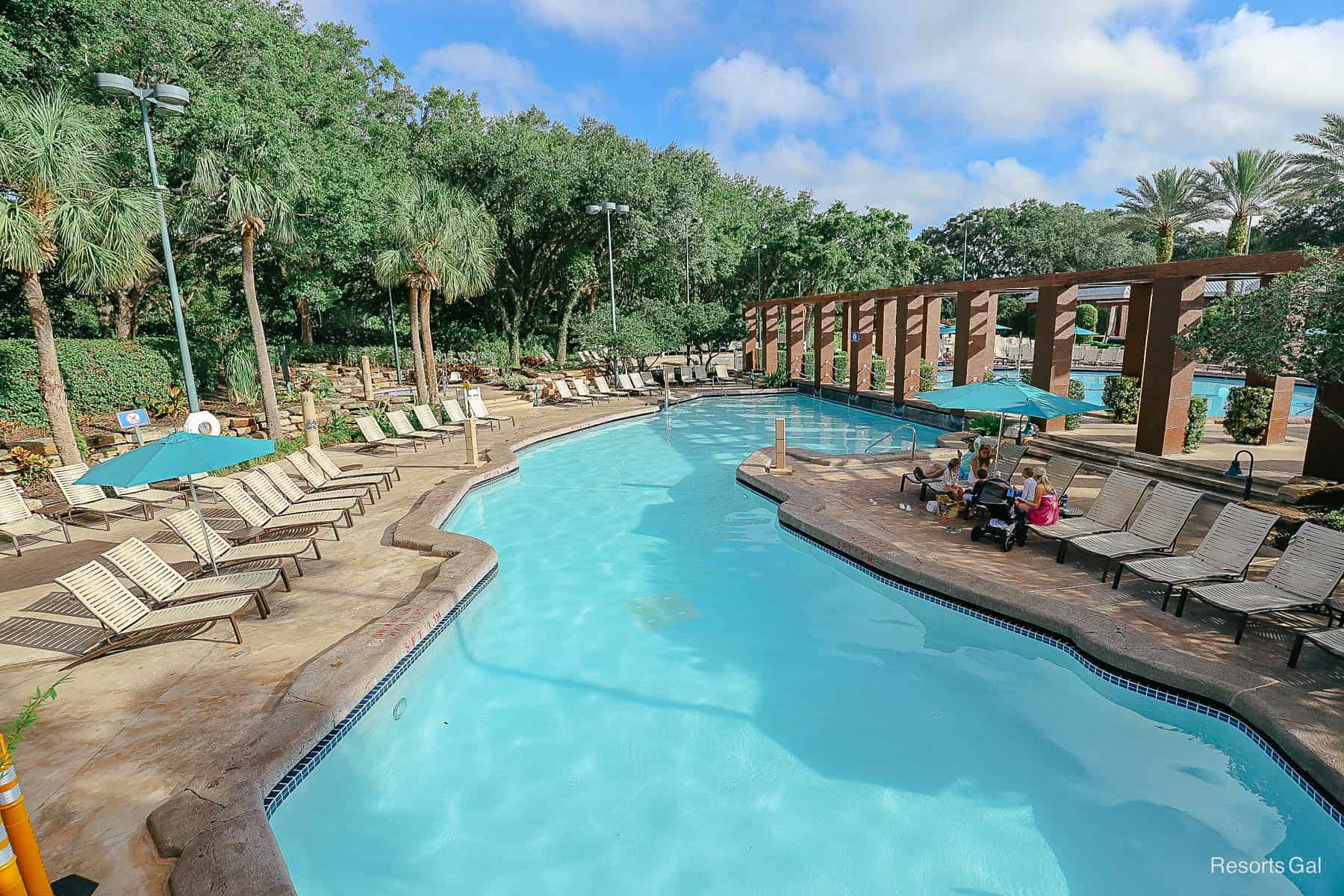 a portion of the Grotto Pool