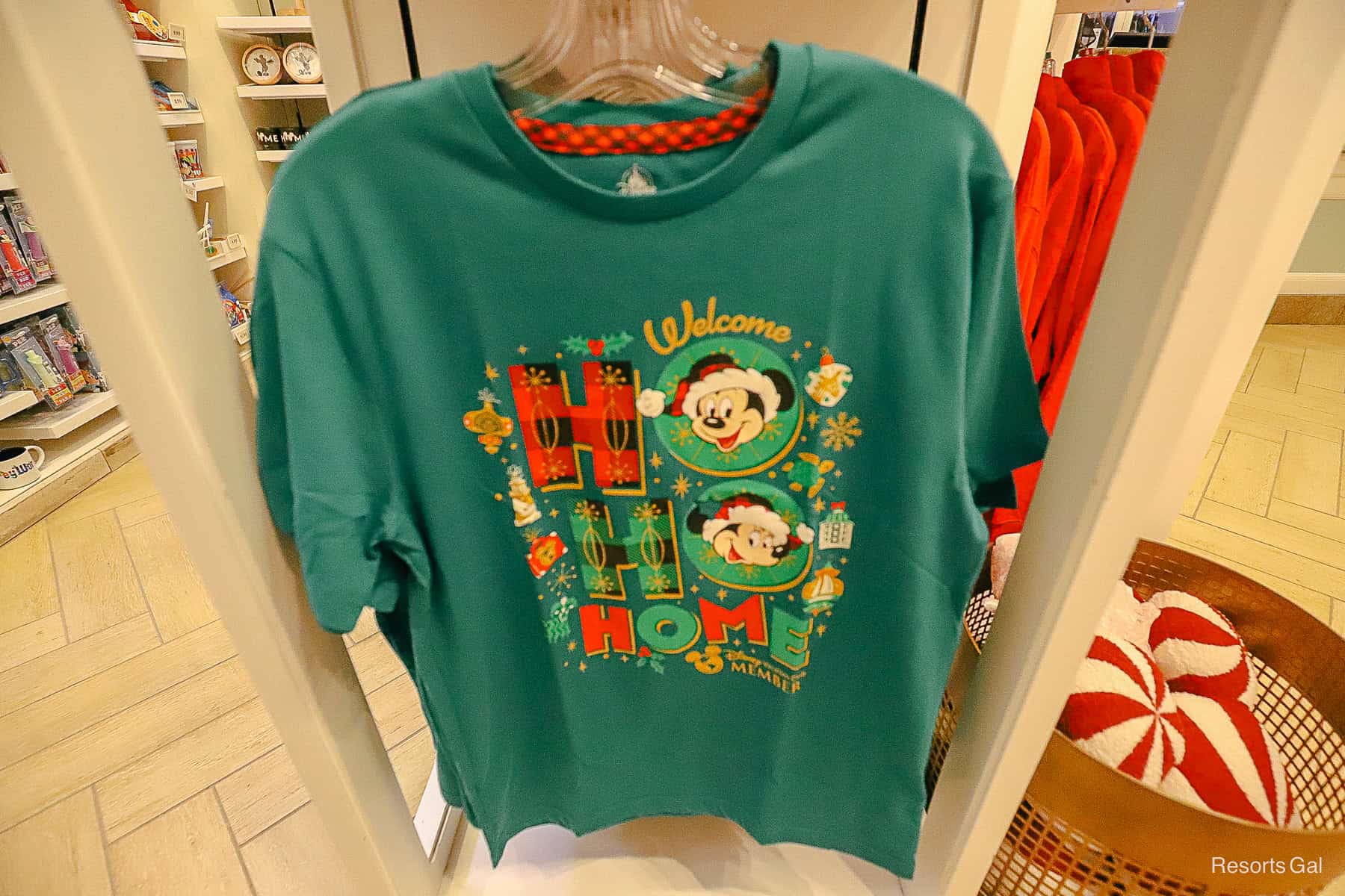 green Disney Vacation Club T-Shirt released in 2025