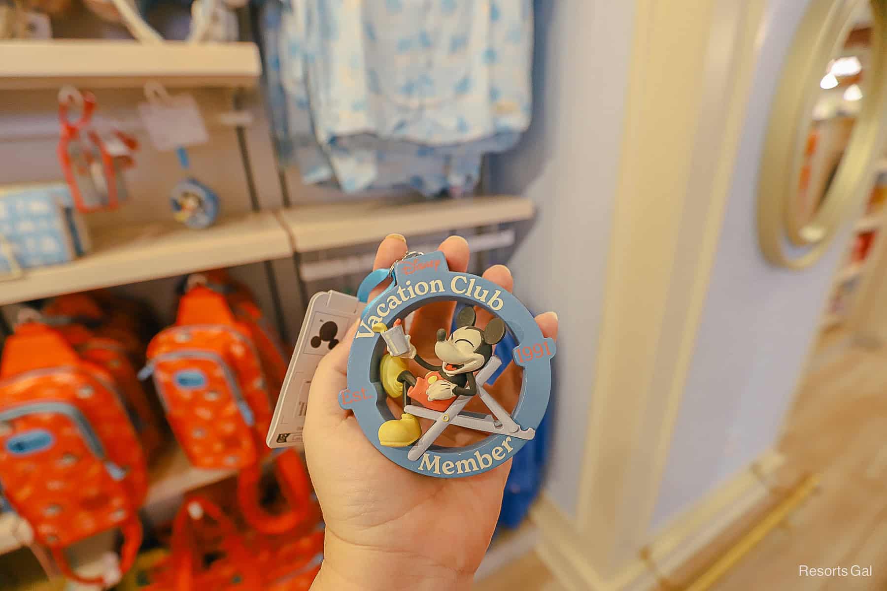 the Mickey Mouse Disney Vacation Club ornament for 2025