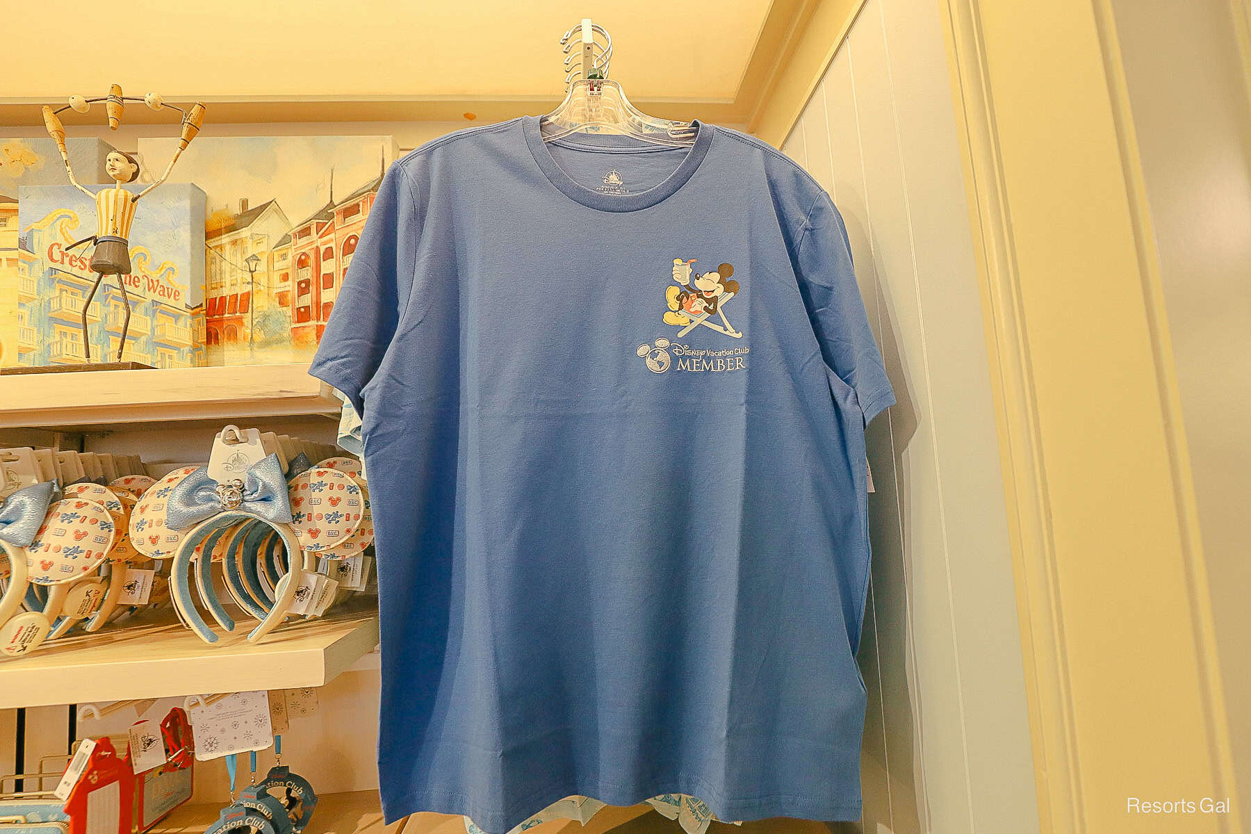 Mickey Mouse blue short sleeve DVC t-shirt