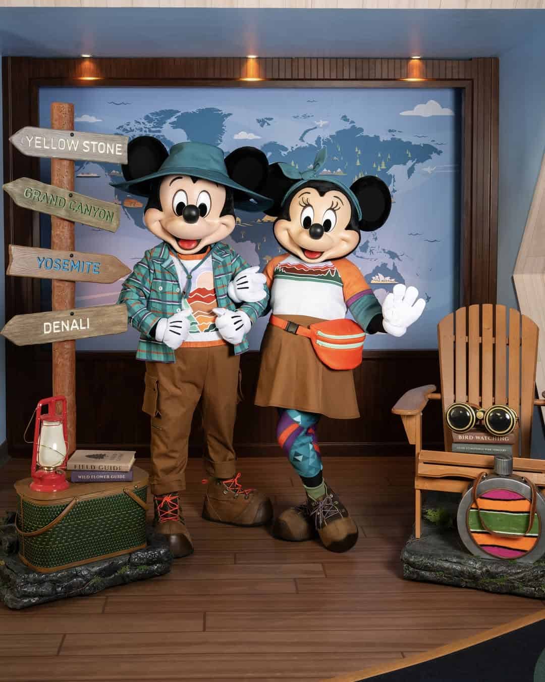 Mickey and Minnie Mouse outfits inspired by National Parks
