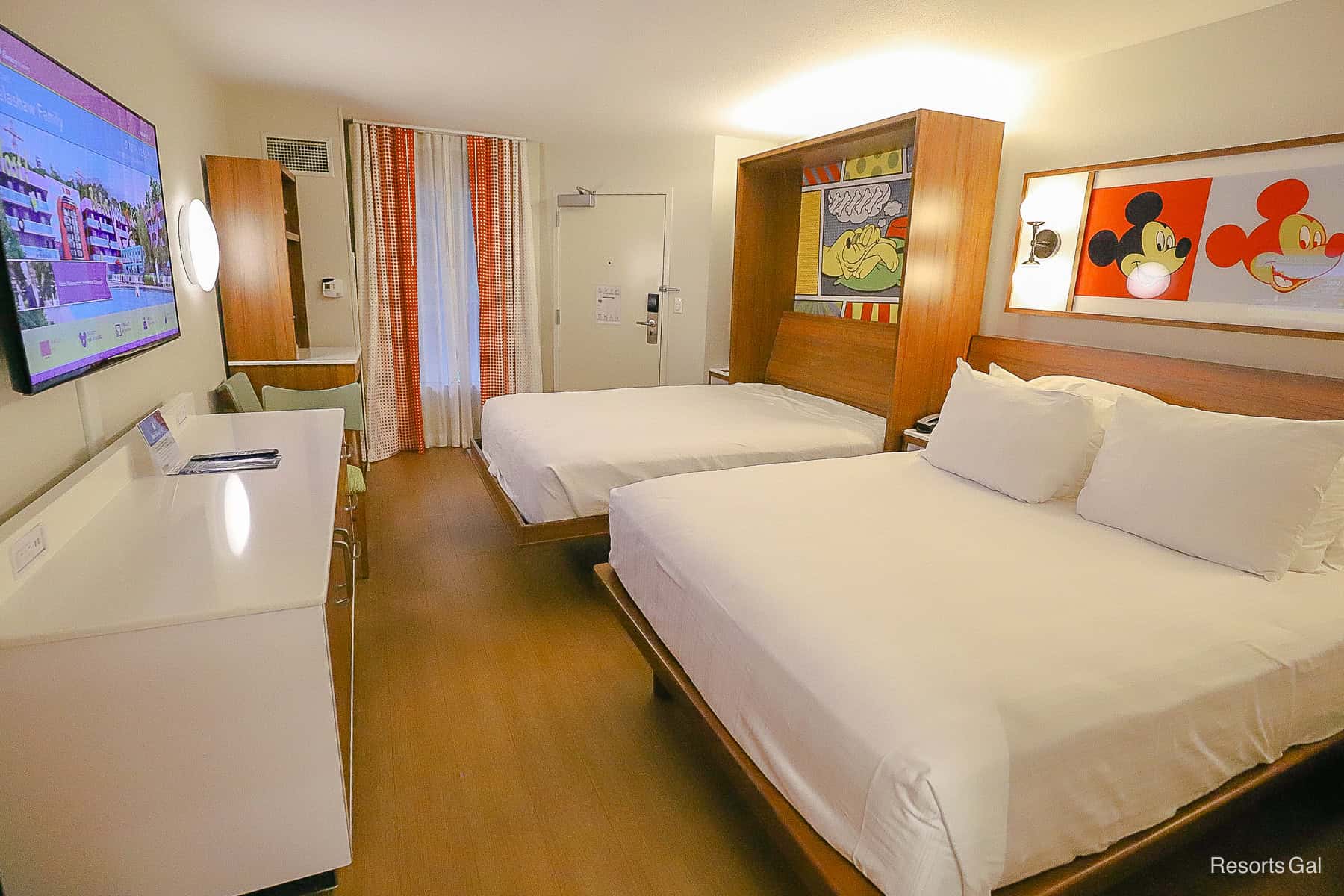 Pop Century Room layout