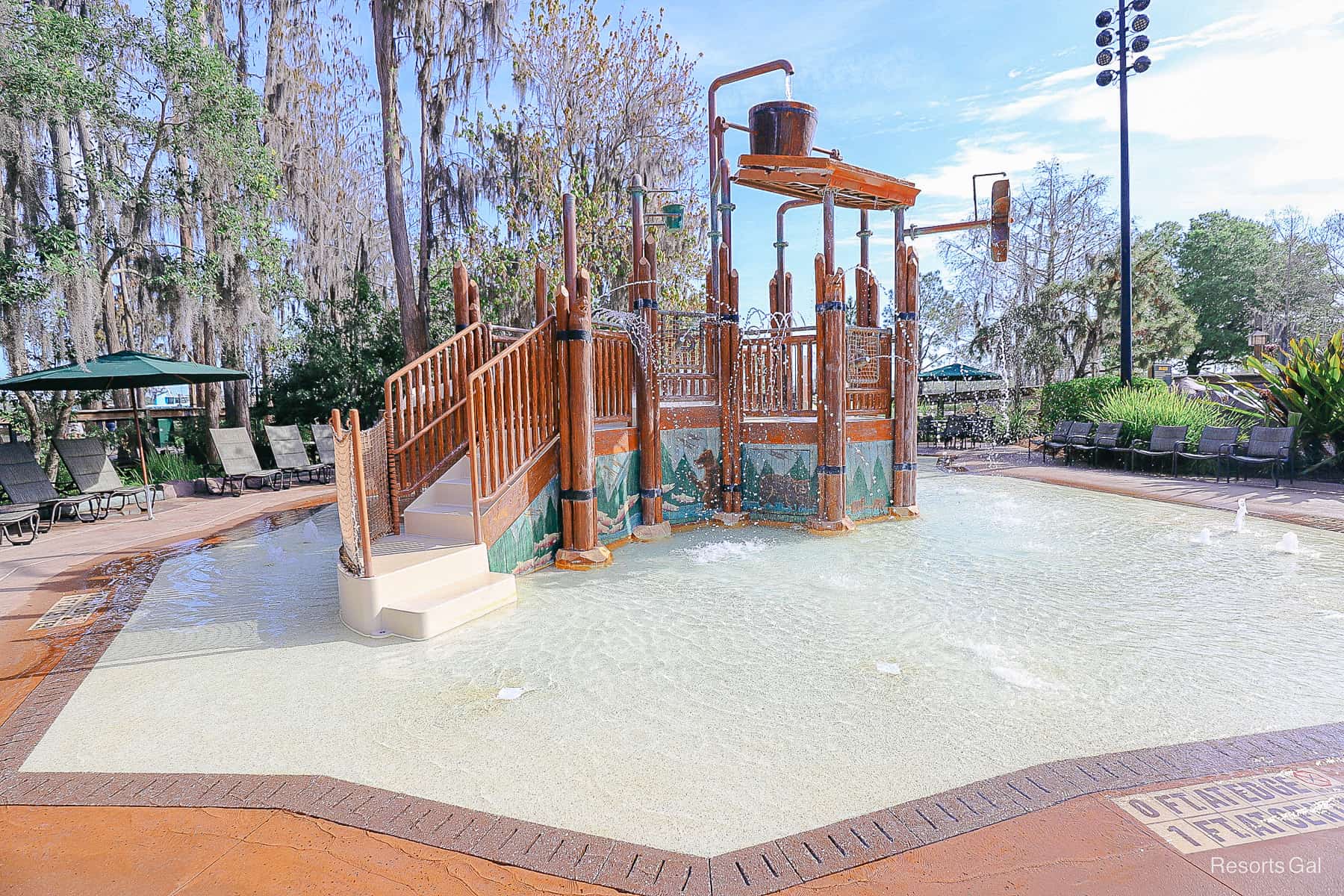 an aquatic play area for children 