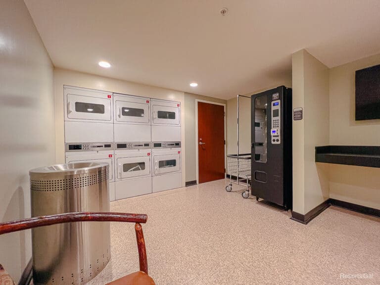 Laundry options at Disney's Wilderness Lodge