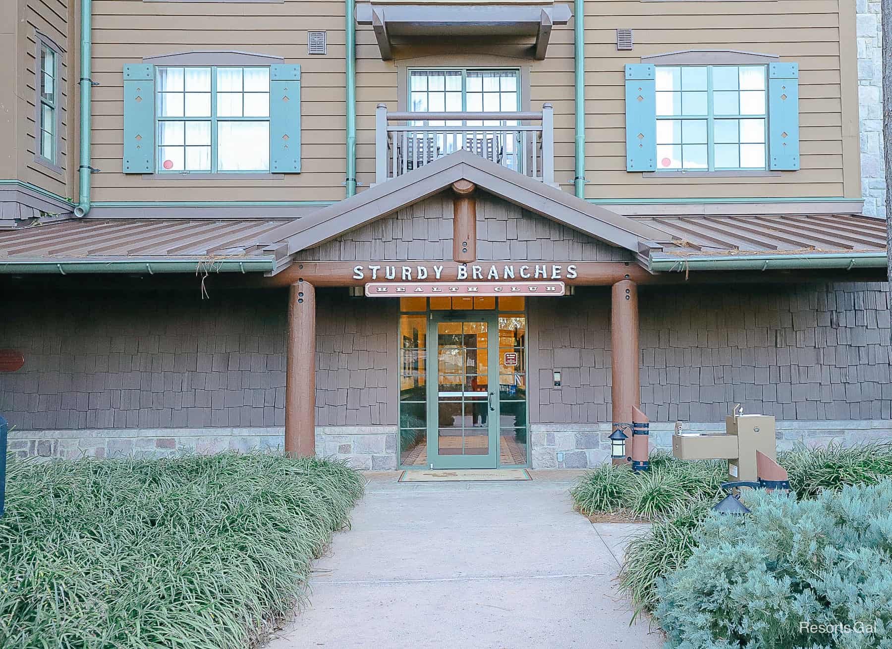 the entrance to Sturdy Branches Health Club 