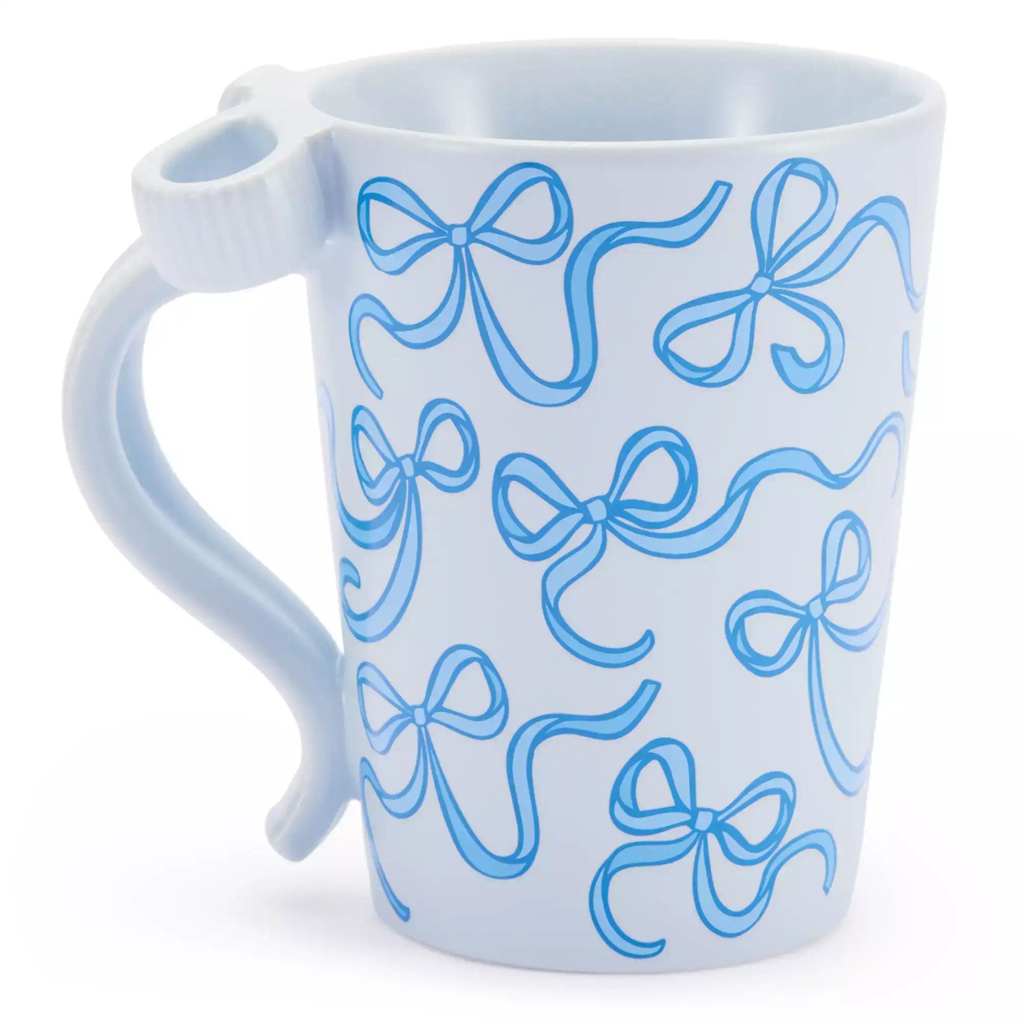 the back of the mug features the blue ribbon all-over print 
