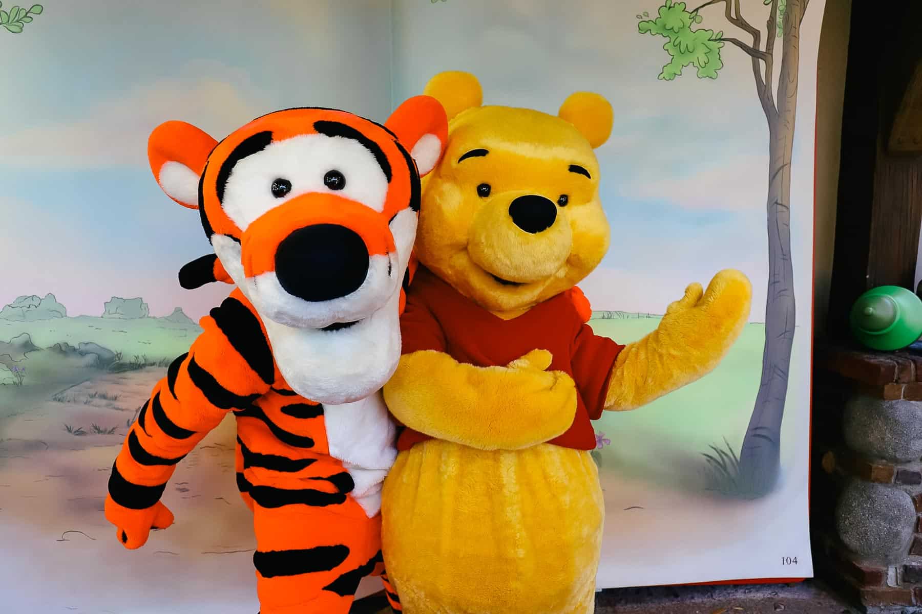 Tigger with Winnie the Pooh 