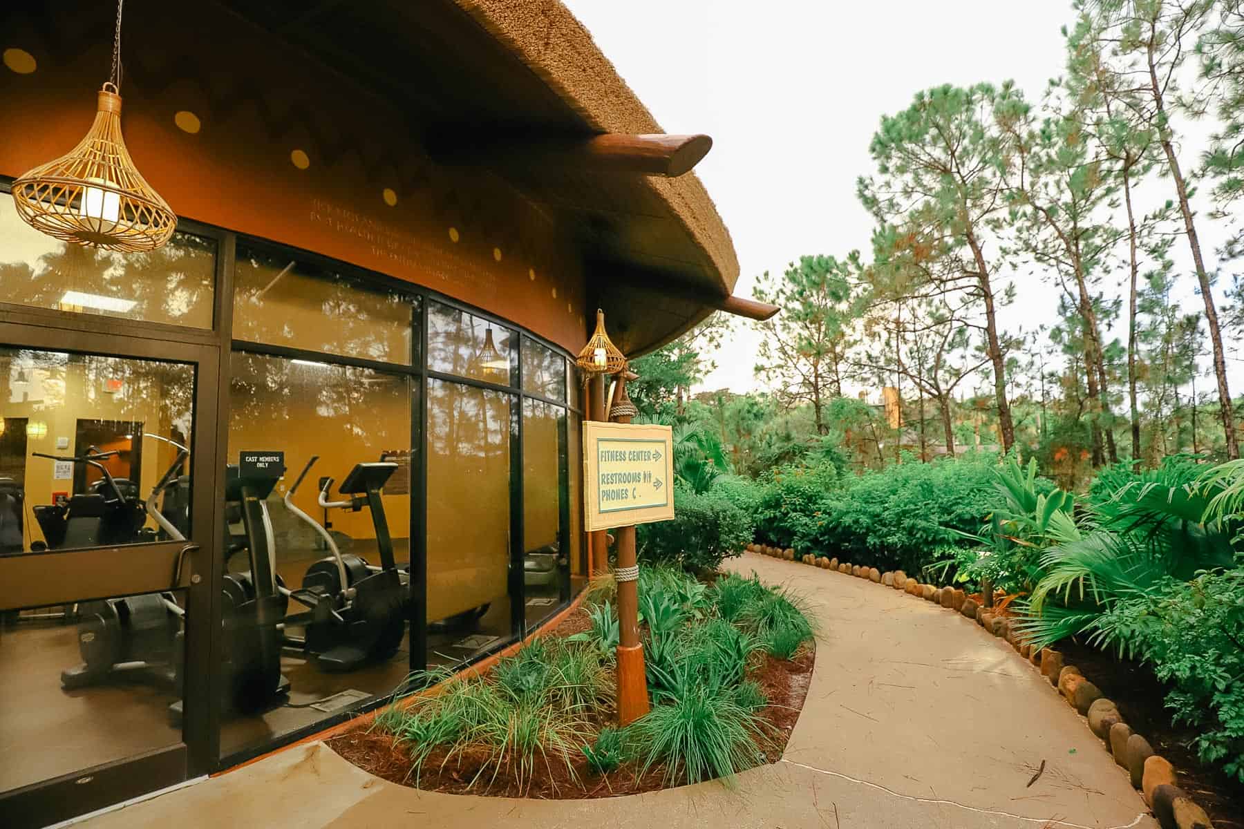 fitness center at Kidani Village 