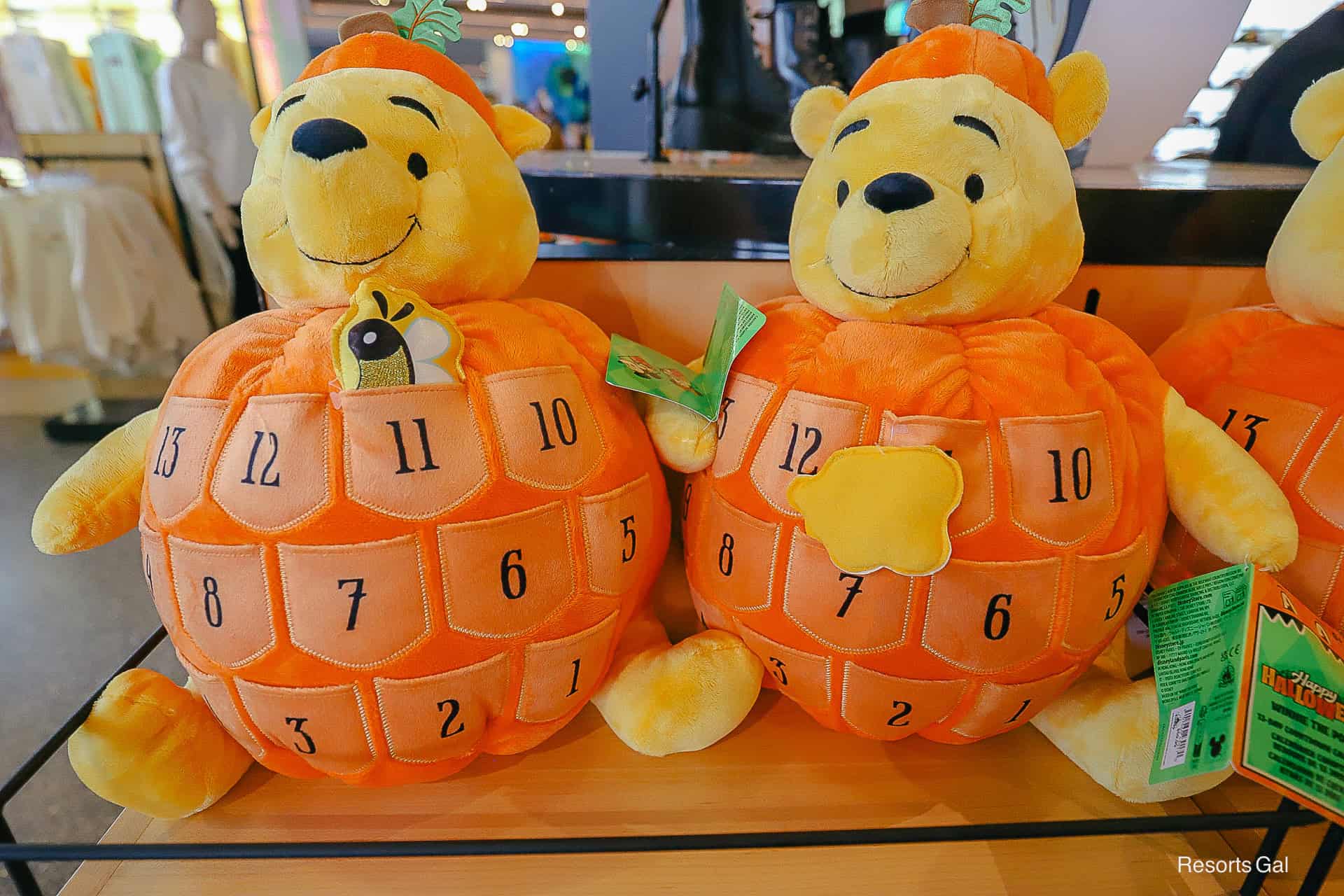 Winnie the Pooh Halloween Countdown Calendar