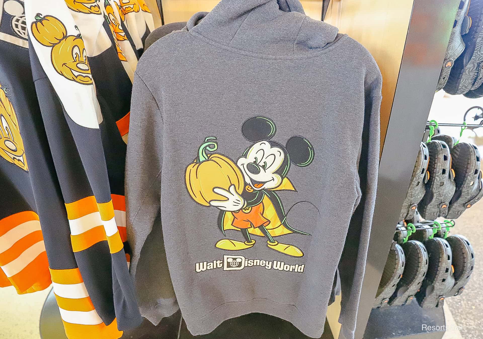 back of the Vampire Mickey Mouse Hoodie