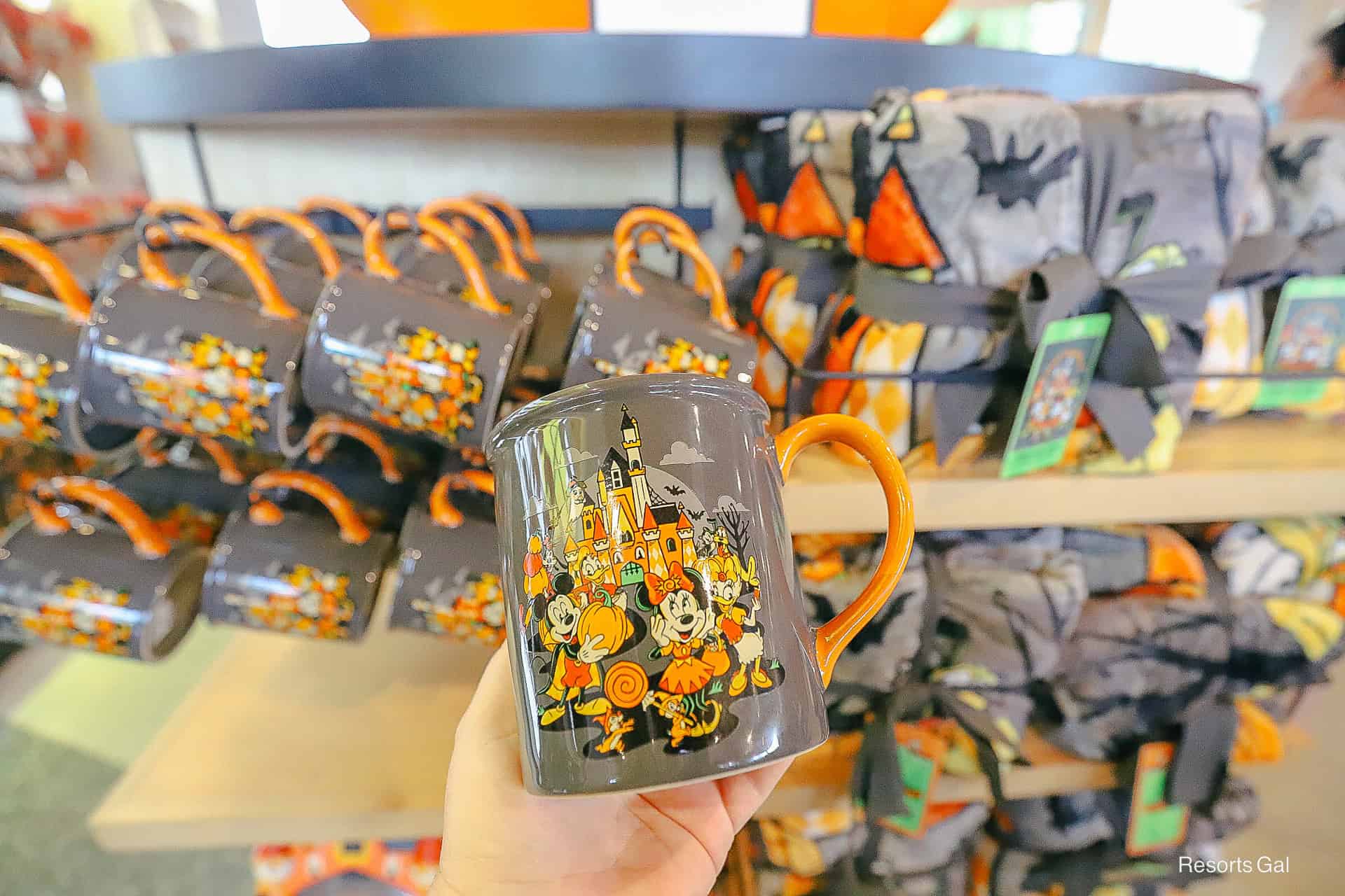 character scene for 2026 Halloween Walt Disney World mug back