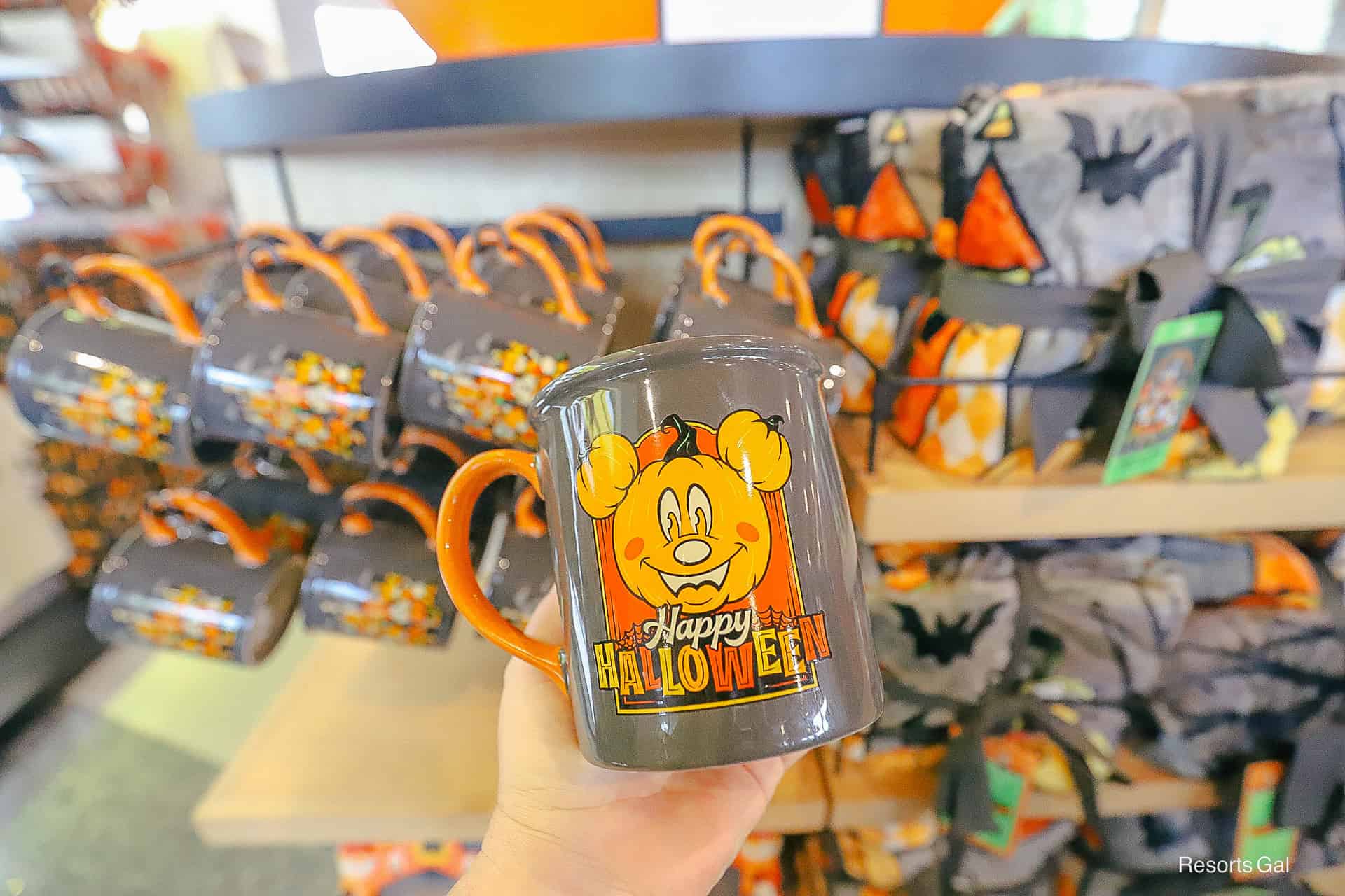 front of the Happy Halloween mug