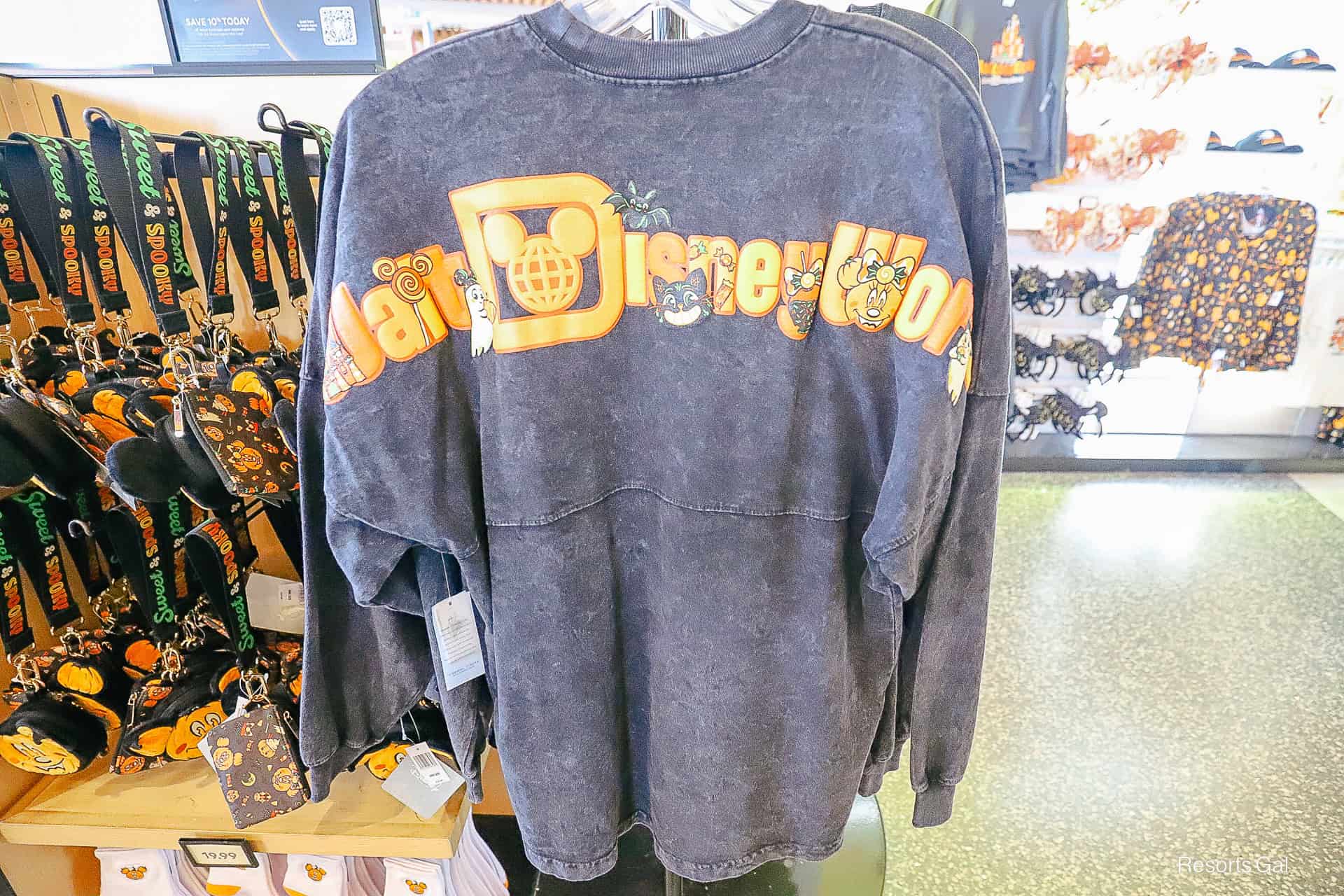 back of the 2026 Walt Disney World Halloween Spirit Jersey