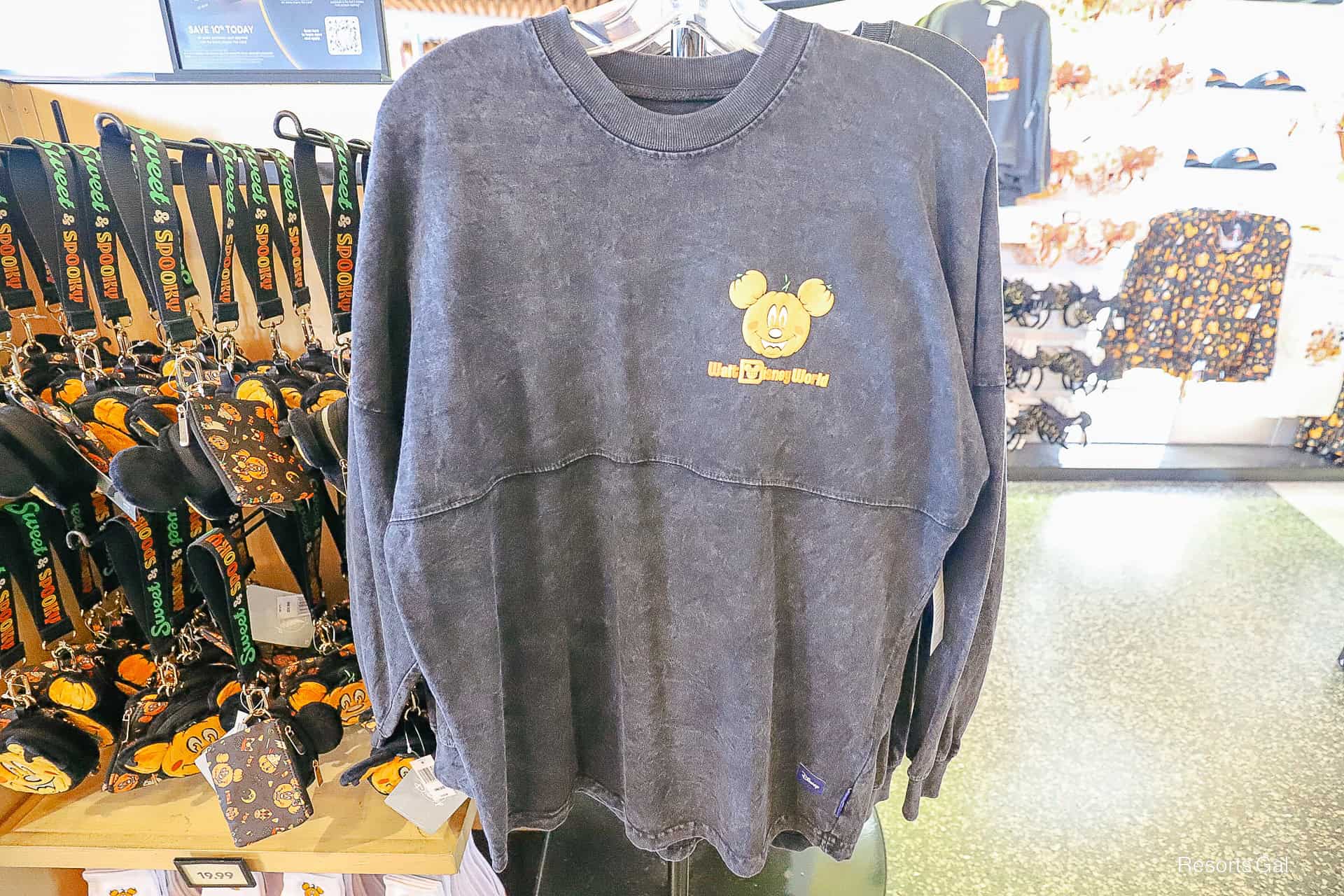 front of the 2026 Halloween Walt Disney World Spirit Jersey