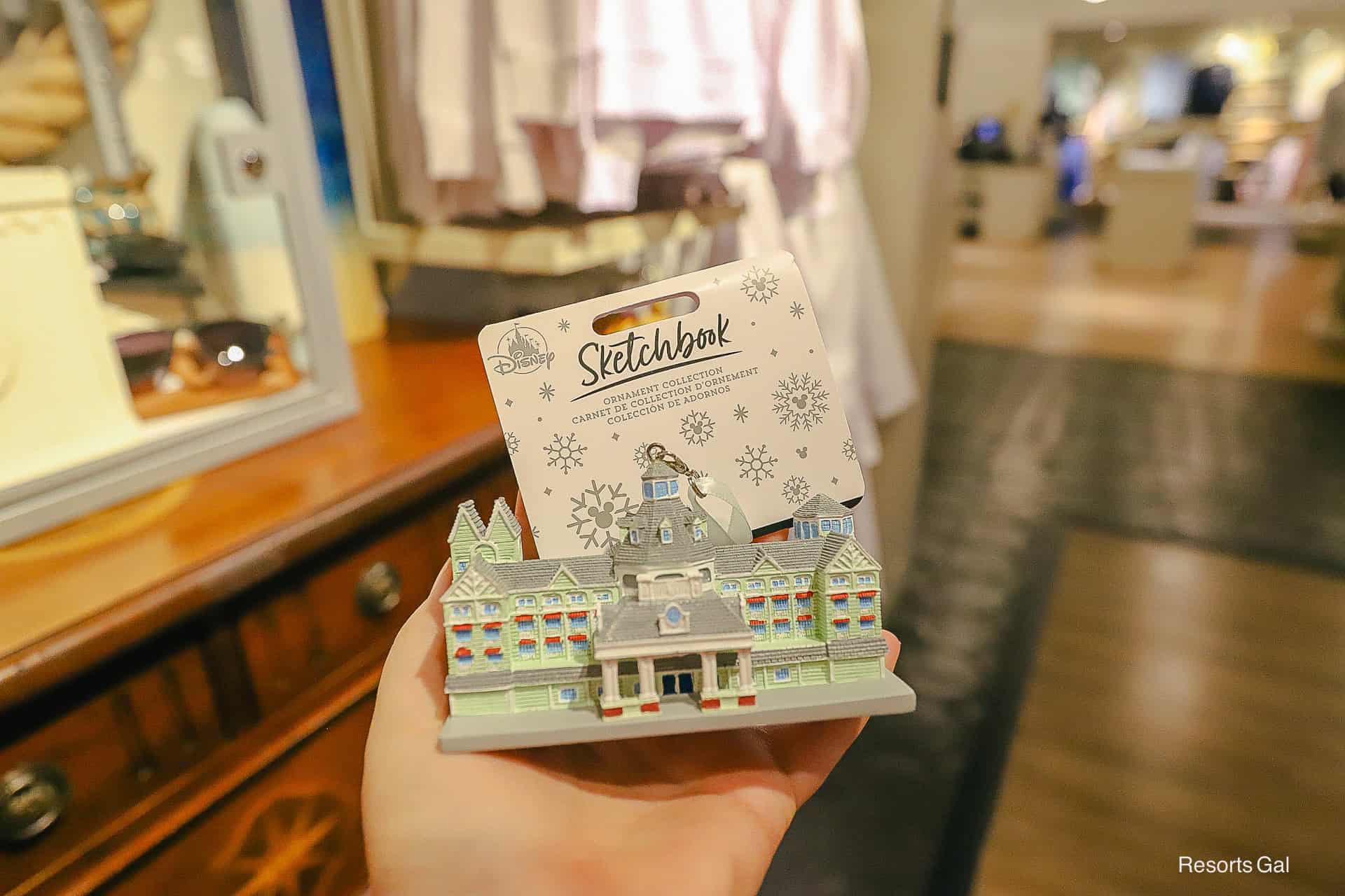 front of the Yacht Club Resort ornament