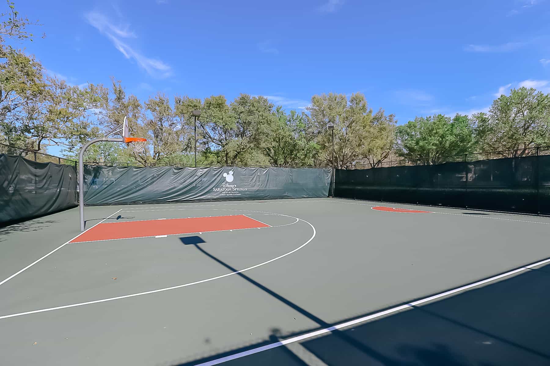 a basketball court 