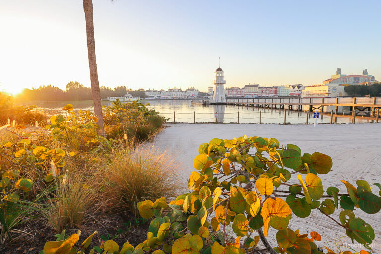 Disney’s Yacht Club Photos (A Sunrise Walk Around the Lighthouse)