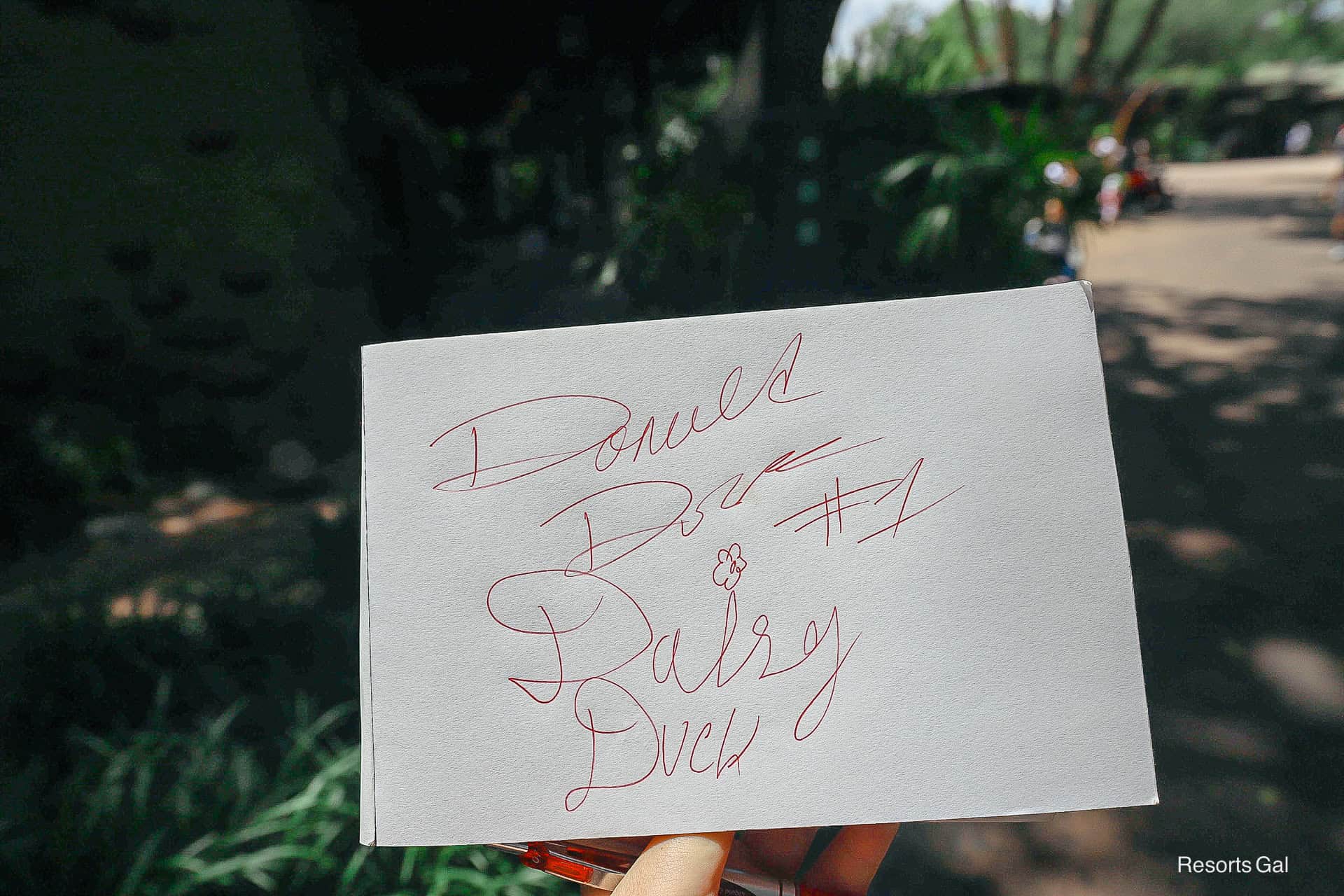 Character signature for Donald and Daisy Duck