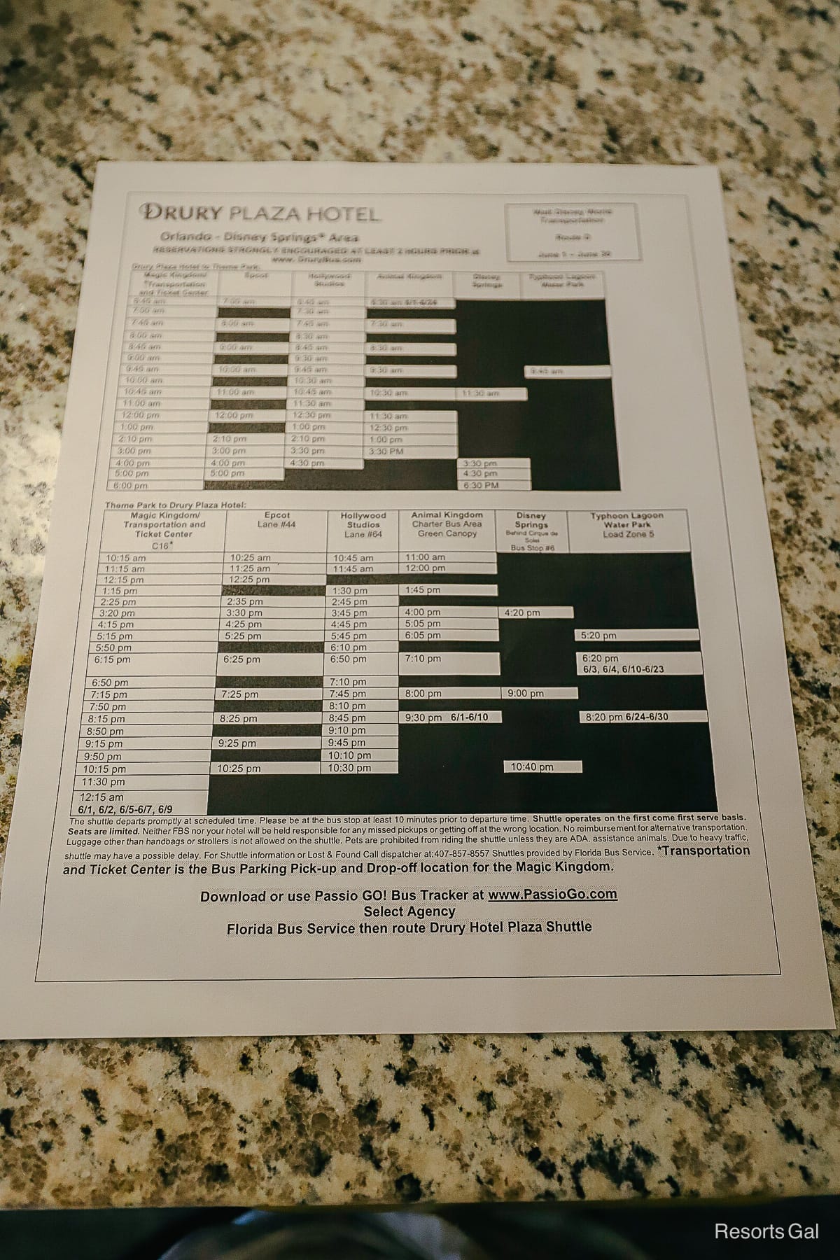 Disney Springs Drury Springs Bus Schedule 