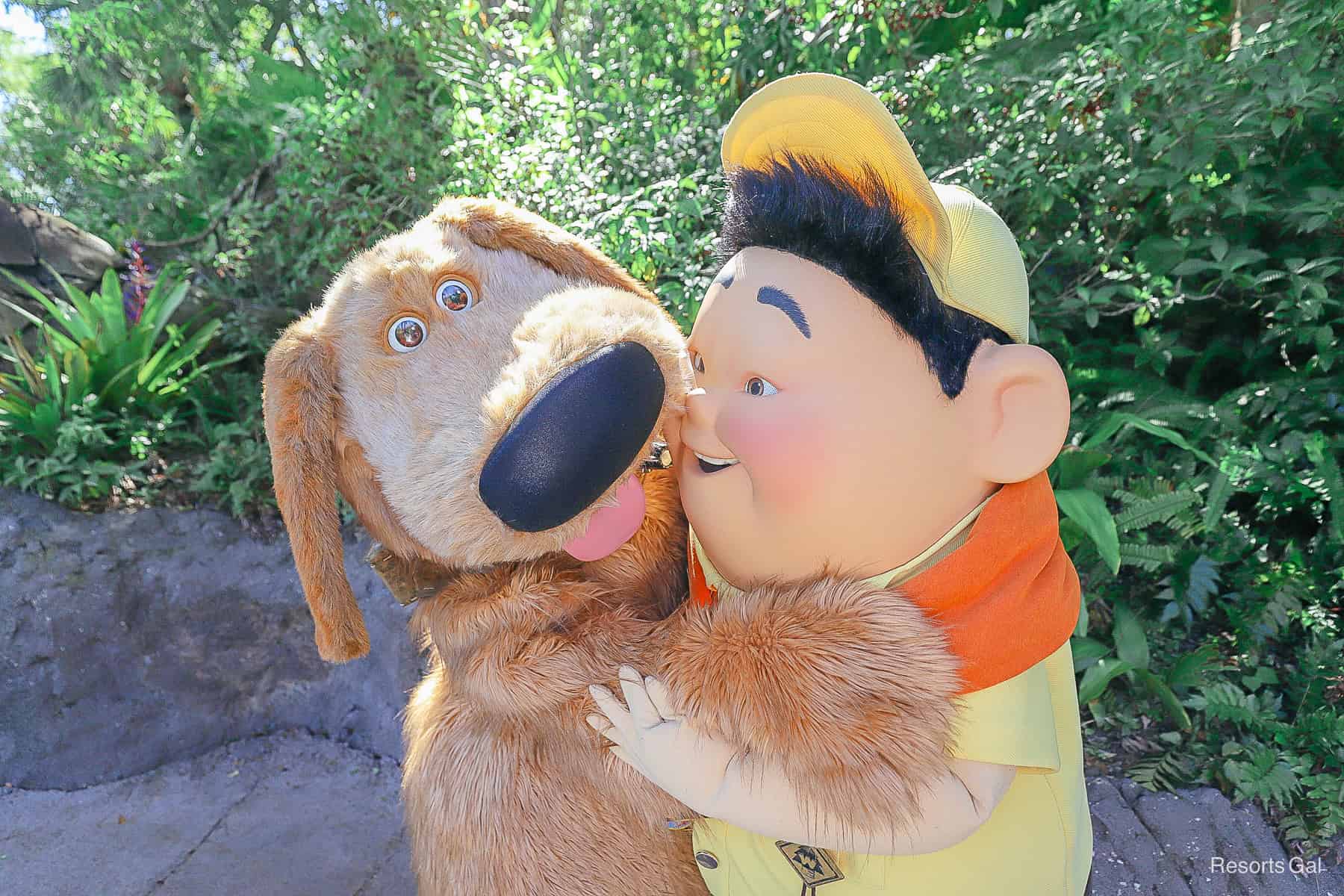 Dug and Russell are best pals.