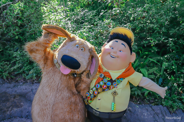 Where to Meet Dug and Russell from Up! at Disney World