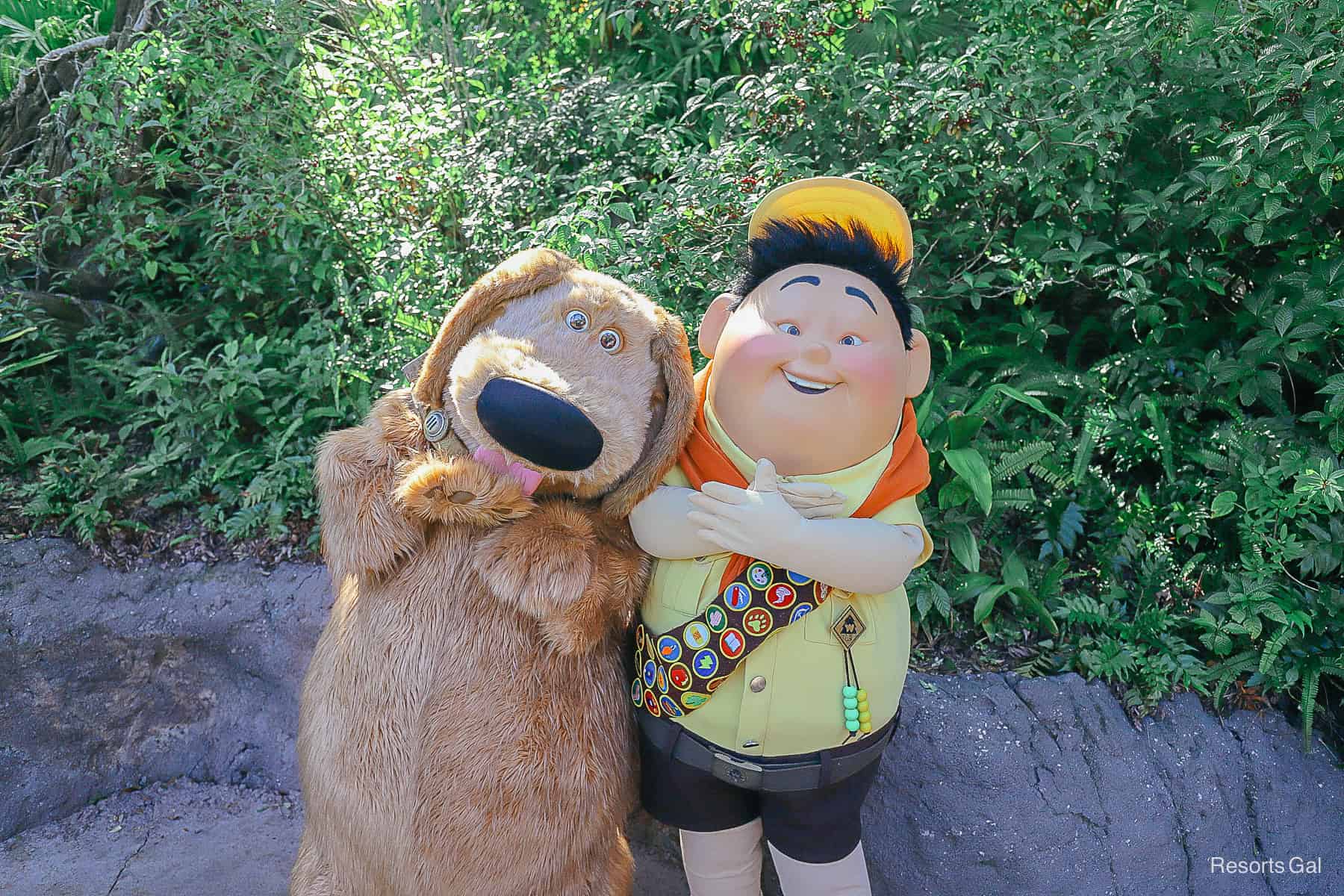 Dug (left) and Russell (right) with arms crossed for a photo