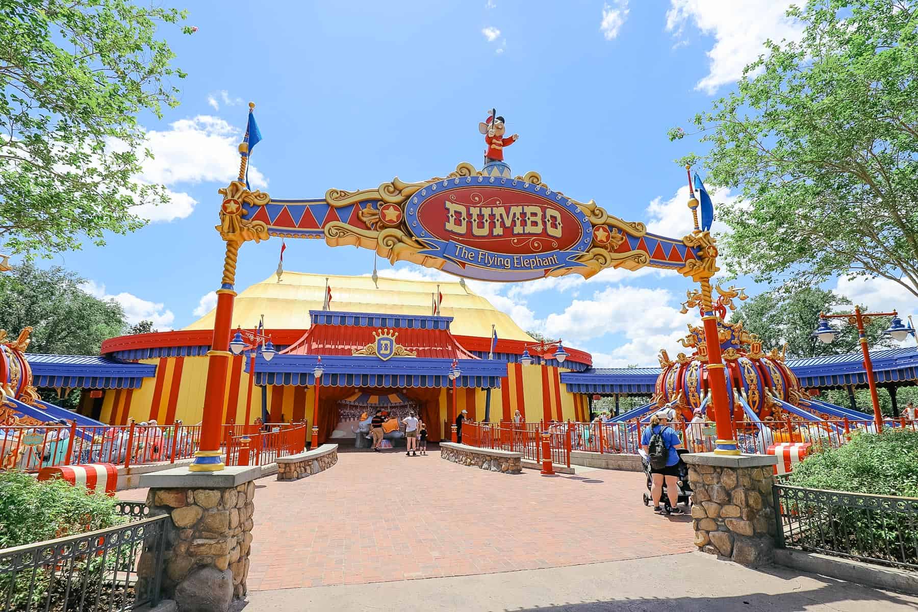 Dumbo, the Flying Elephant signage 
