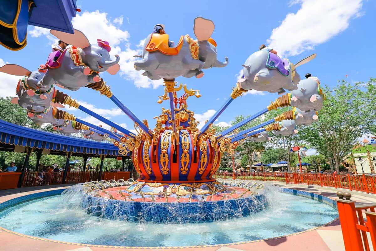 Dumbo, The Flying Elephant at Magic Kingdom