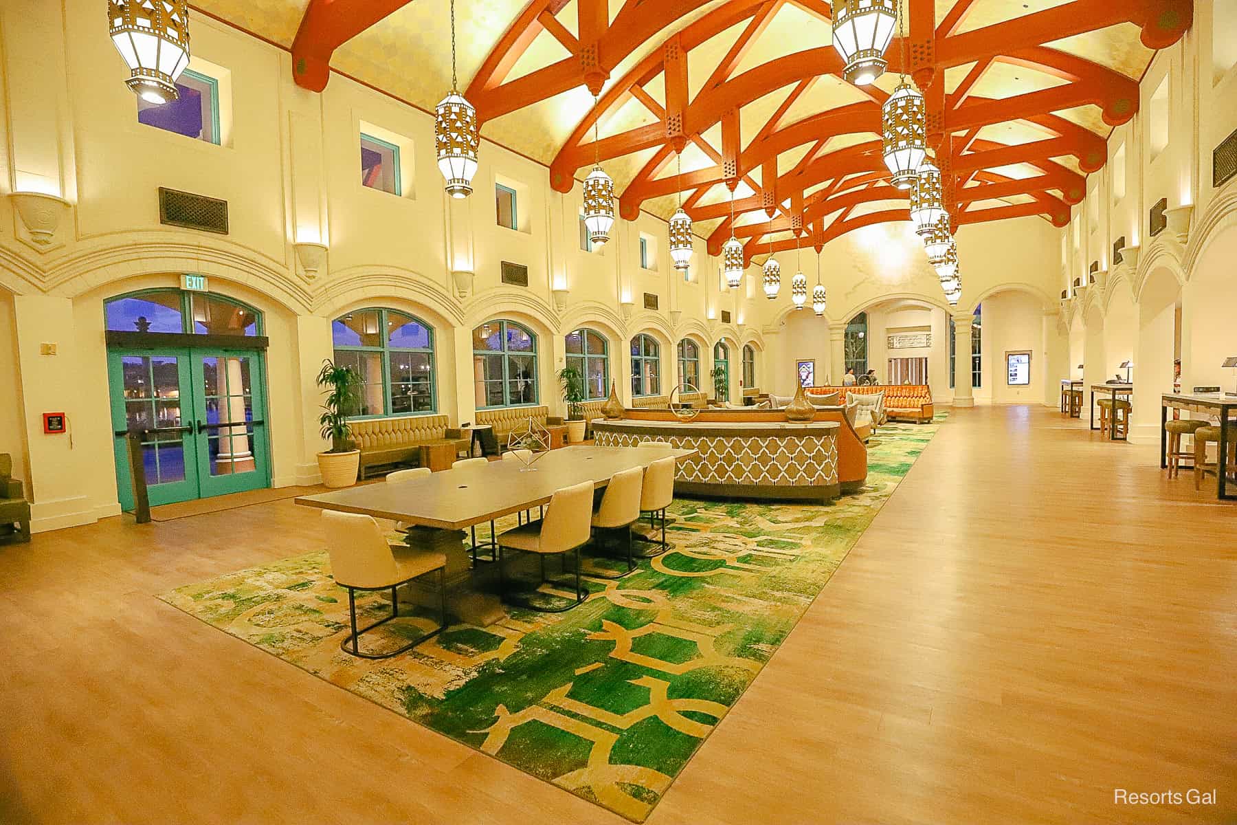 the lobby of Disney's Coronado Springs