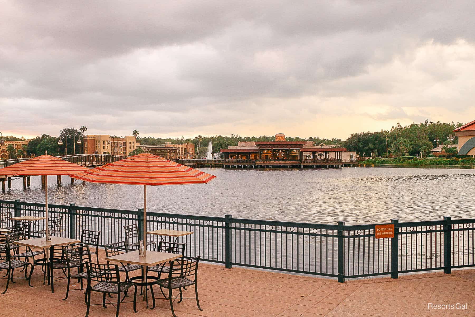 a view of the lake from El Centro