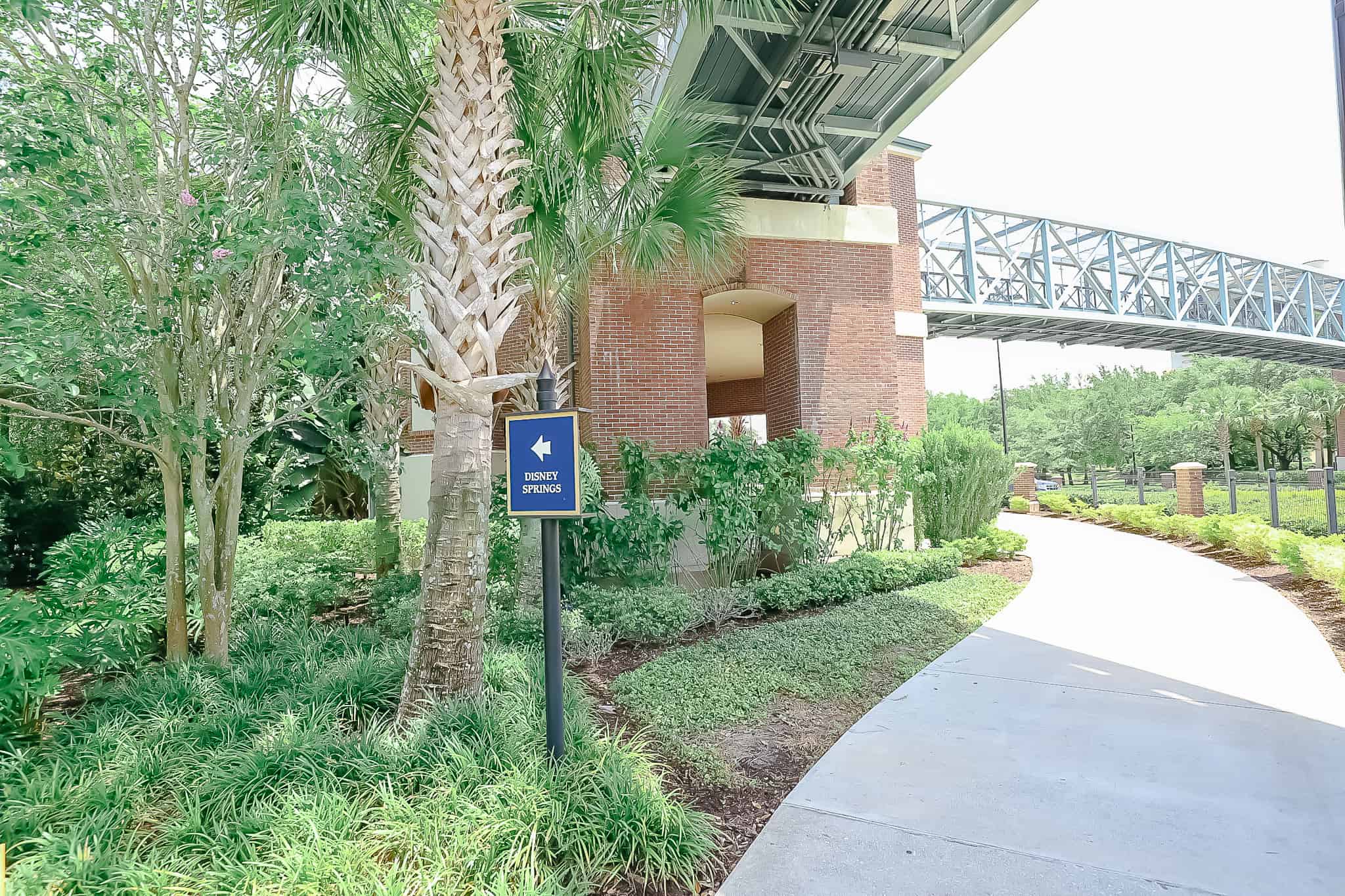 stairs or an elevator to reach the bridge 