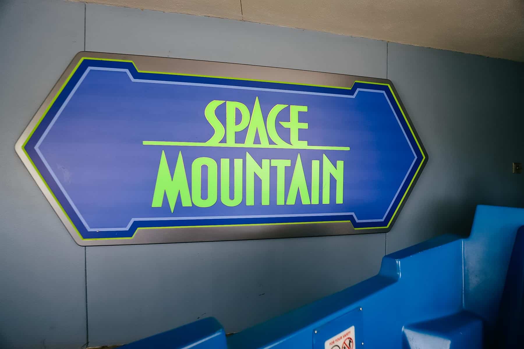 Space Mountain sign 