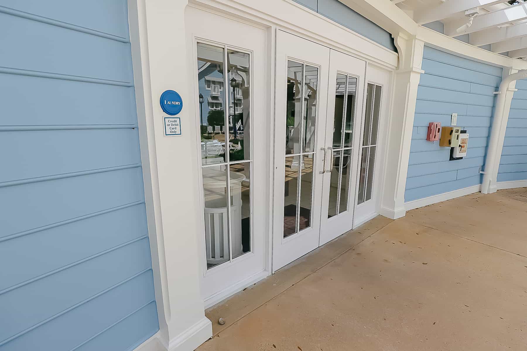 Entrance to the Laundry Room at Disney's Beach Club 
