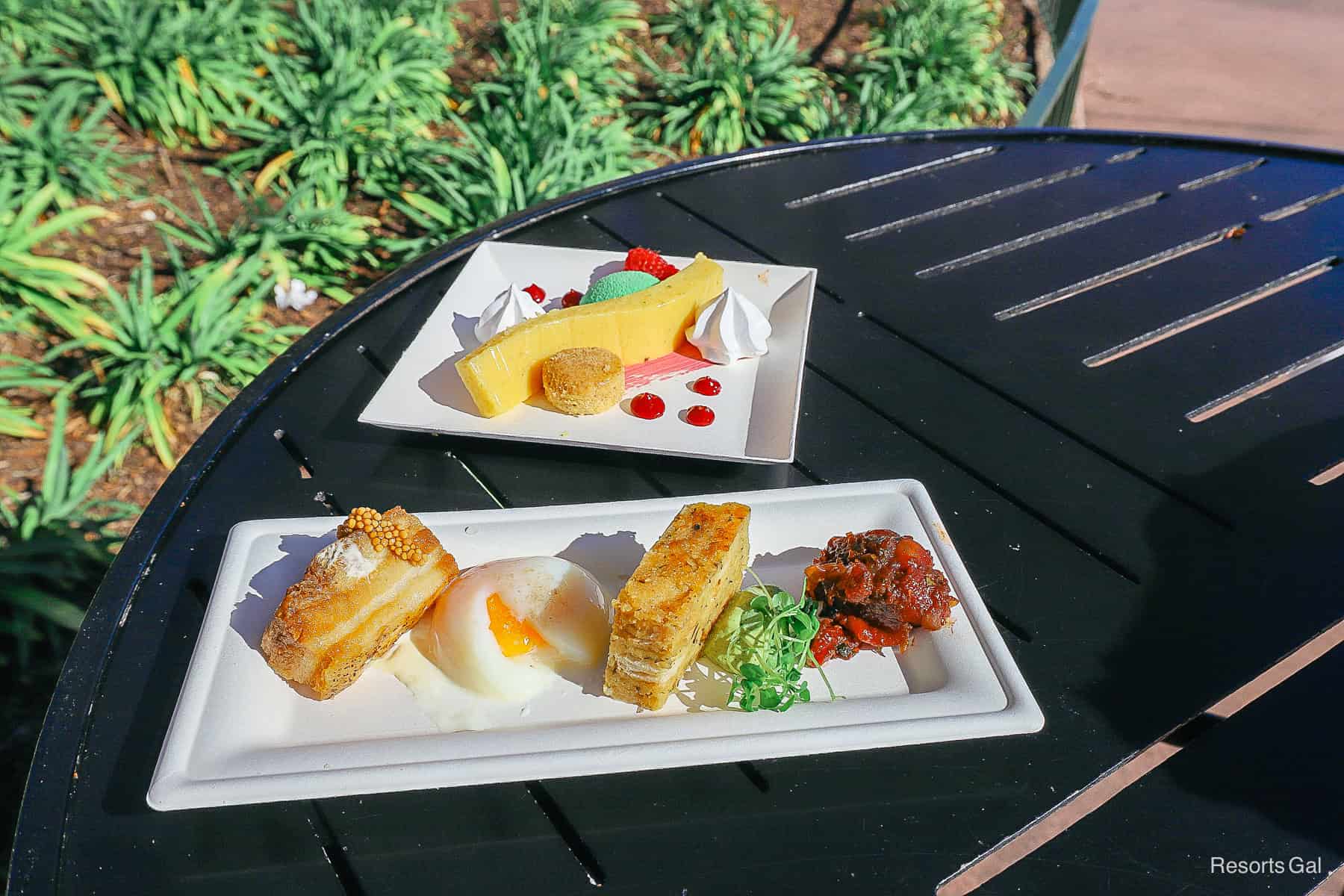 food items from the Festival of the Arts held in February at Disney World 