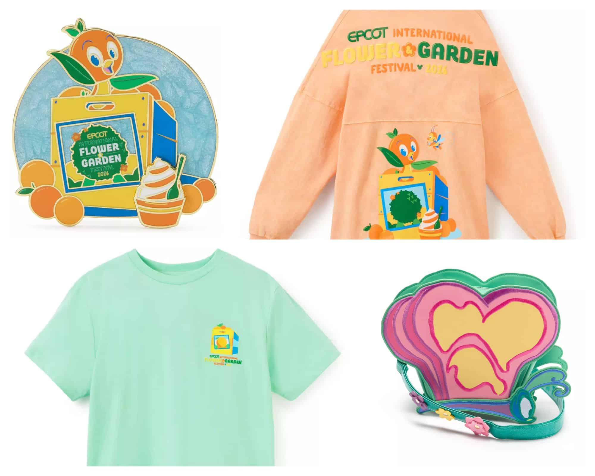 a collage with items available at the festival 