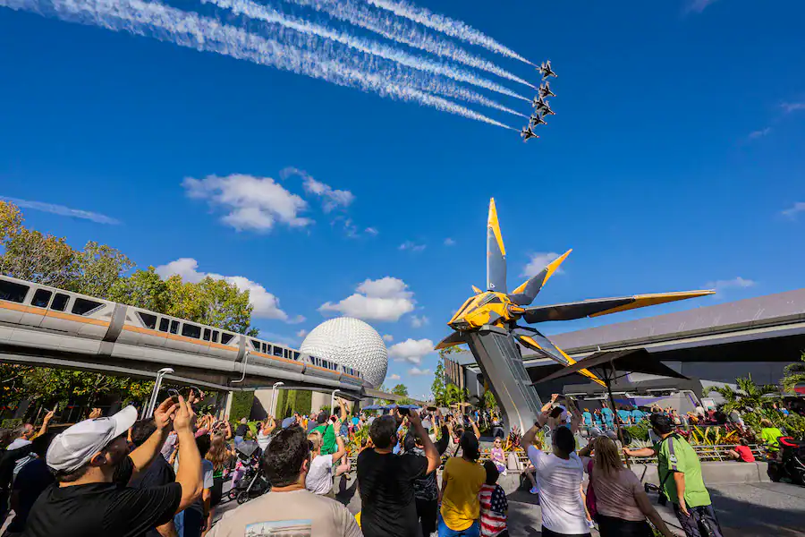 military flyover epcot